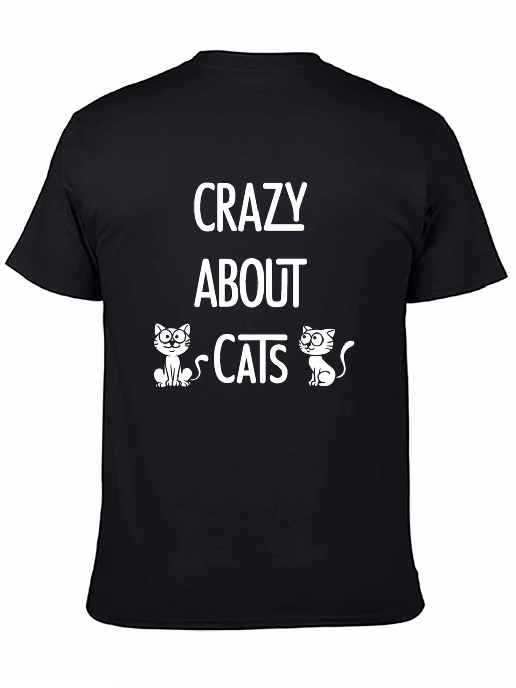 Crazy About Cats Graphic T-Shirt