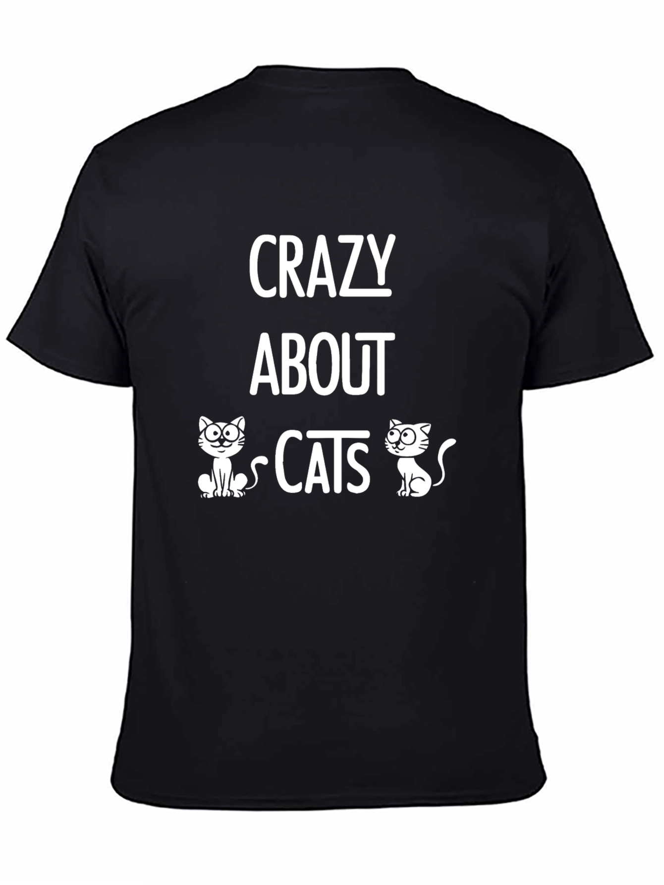 Crazy About Cats Graphic T-Shirt