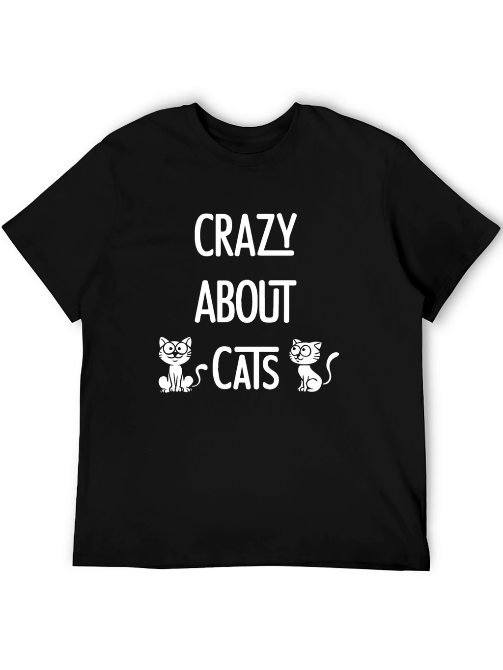Crazy About Cats Graphic T-Shirt