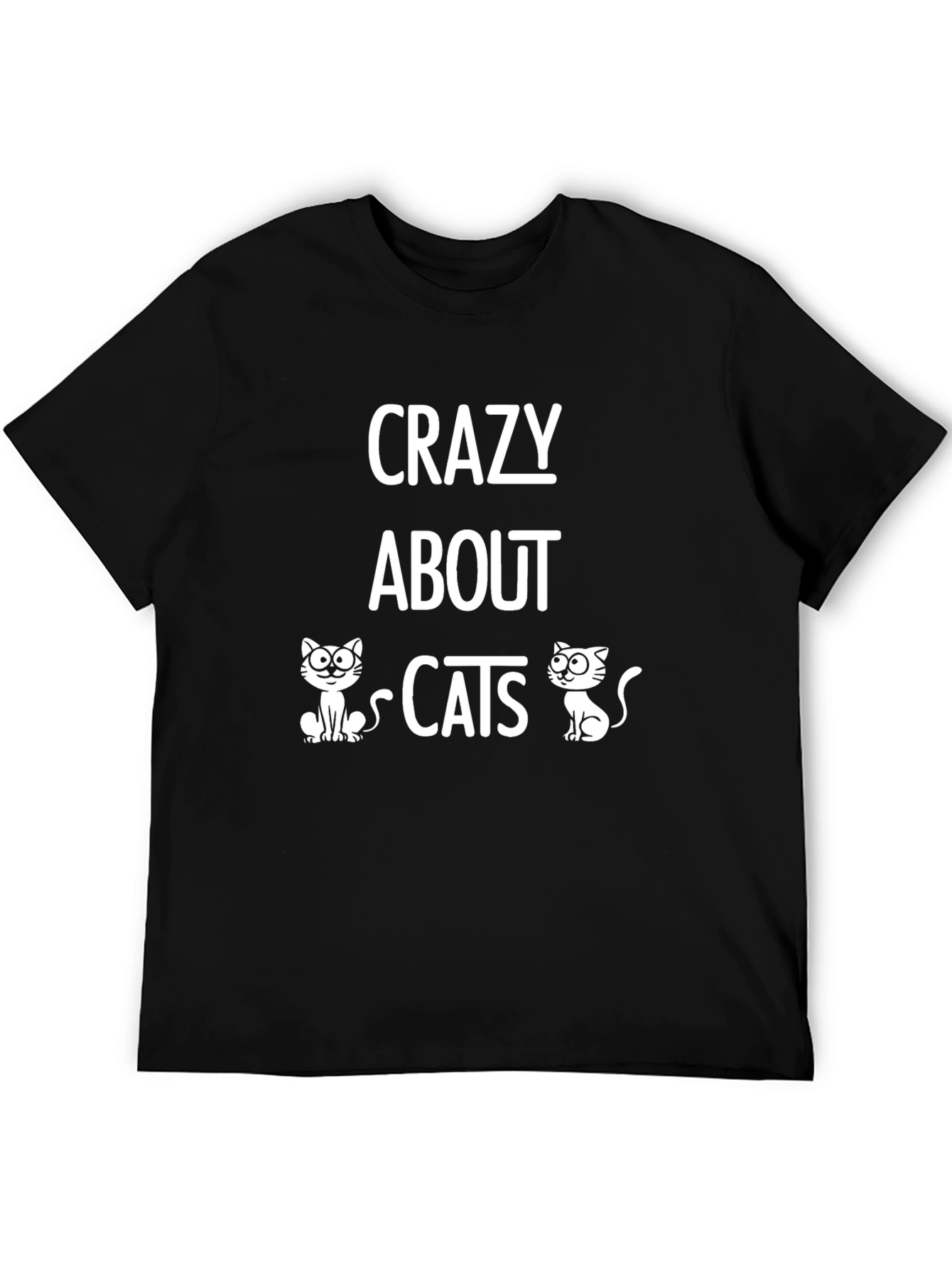 Crazy About Cats Graphic T-Shirt