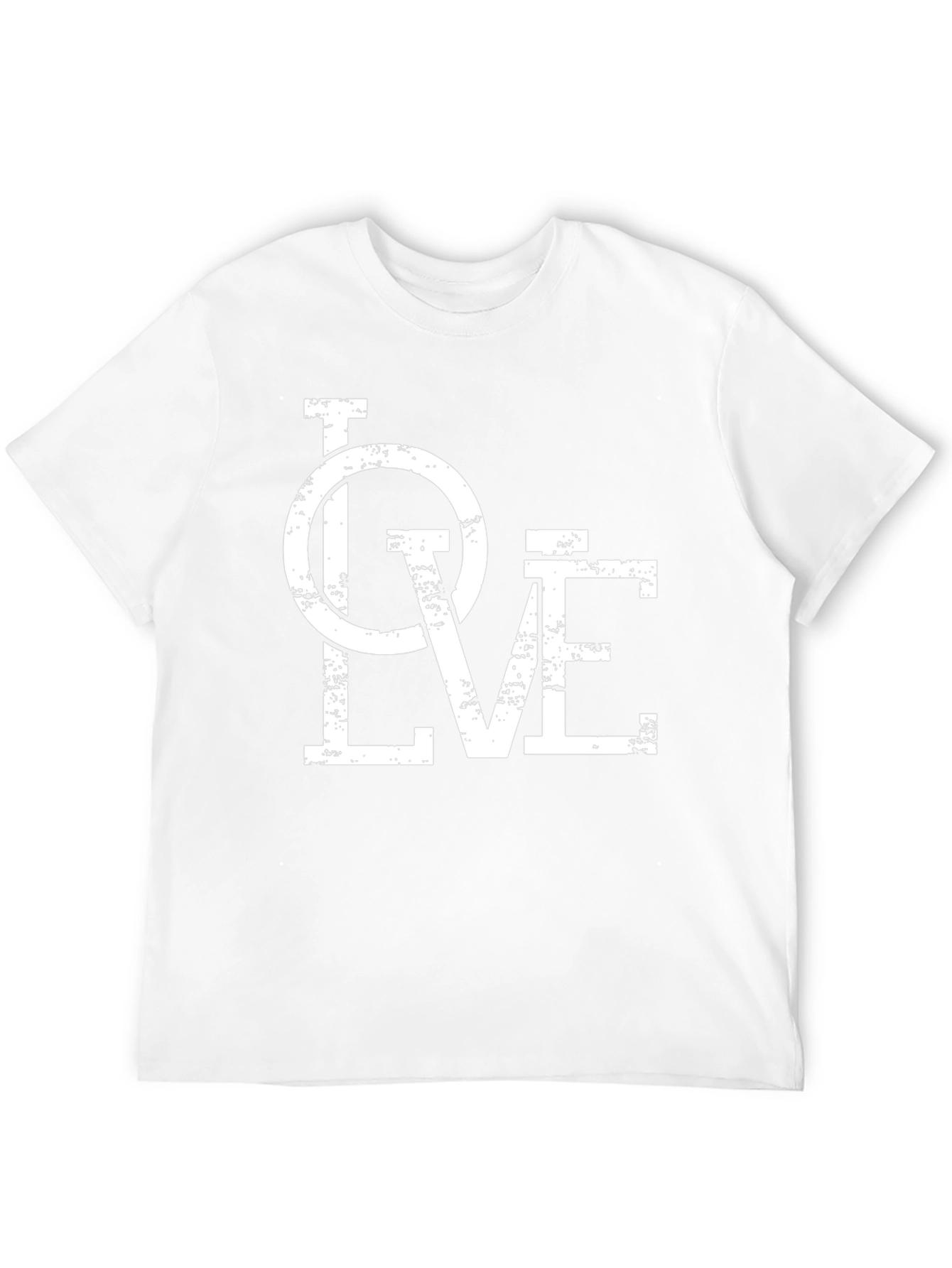 Love Graphic Print Black T-Shirt