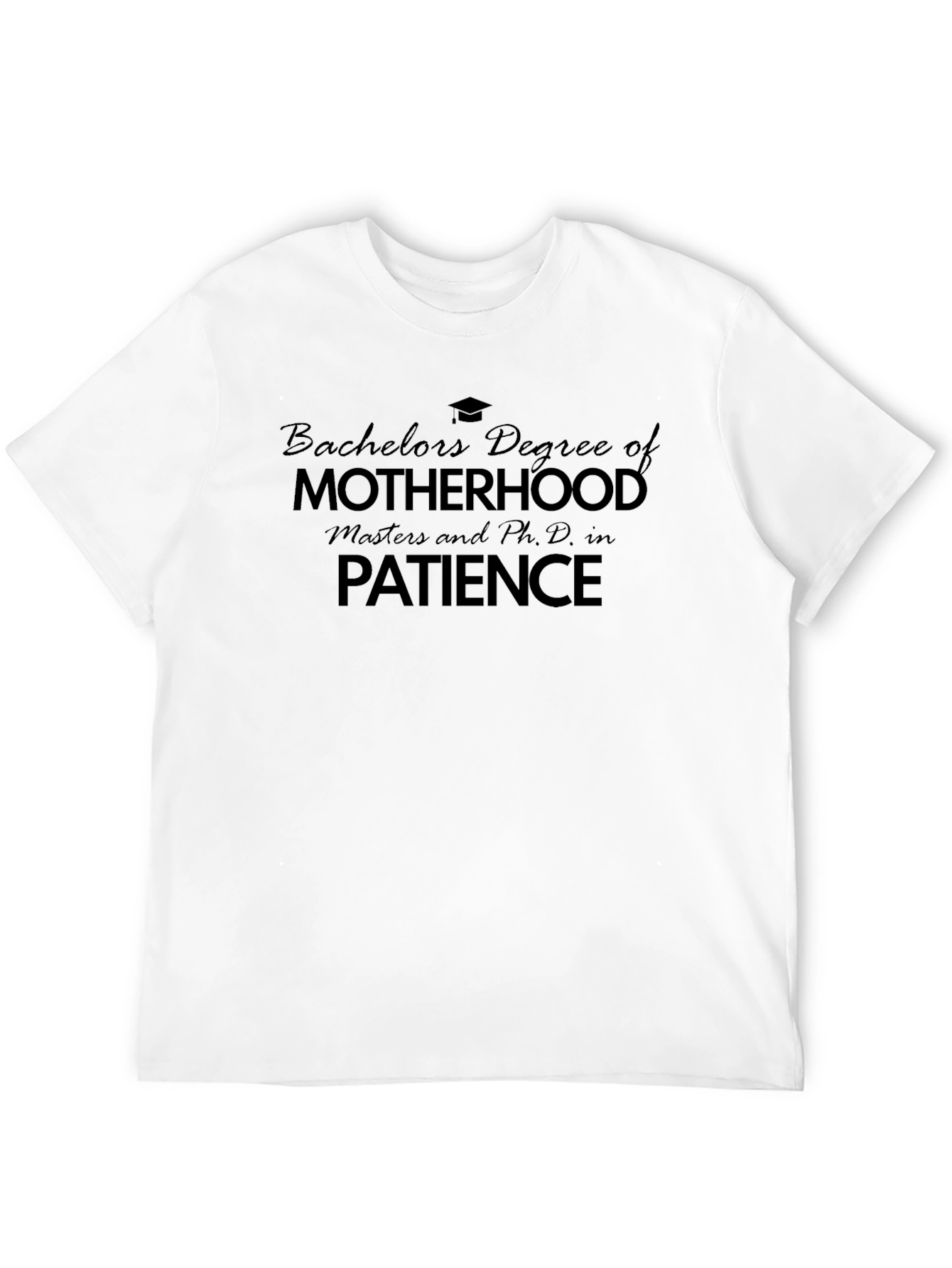 Motherhood Degree T-Shirt - Graduation Gift for Moms