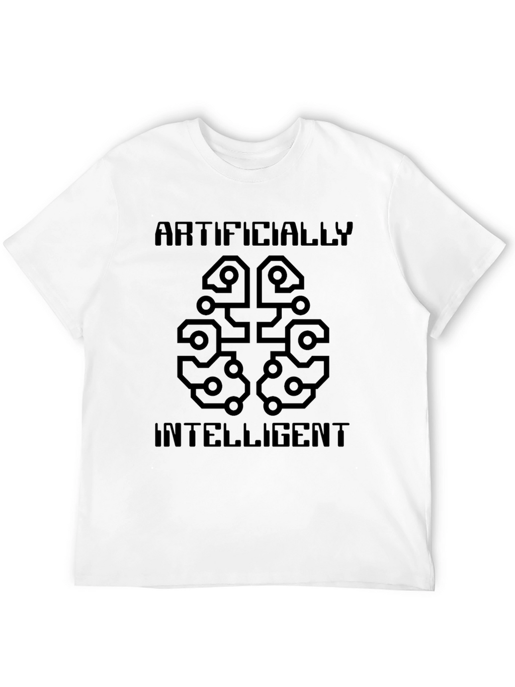 Artificially Intelligent Brain T-Shirt - Cool Tech Tee