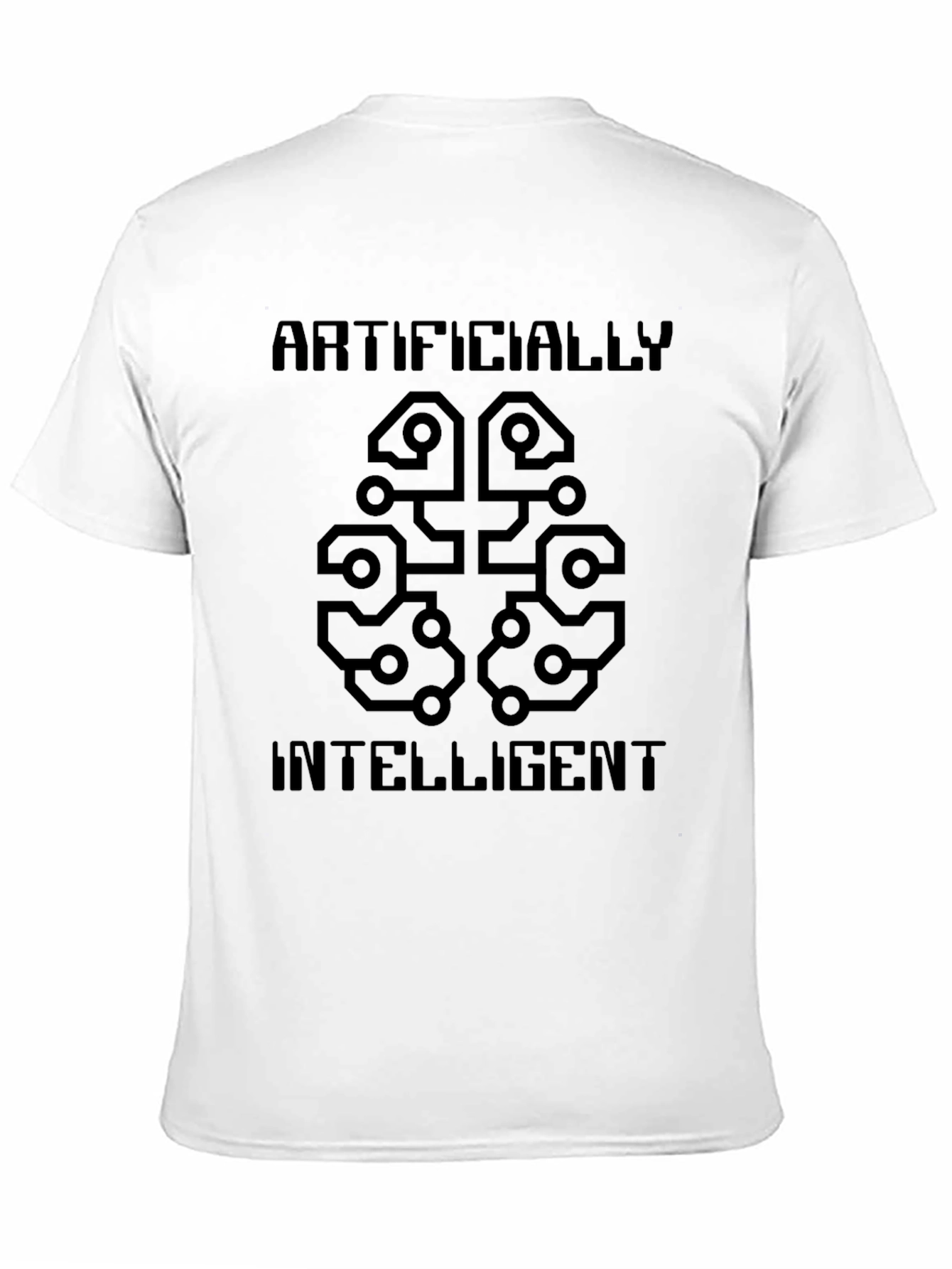 Artificially Intelligent Brain T-Shirt - Cool Tech Tee