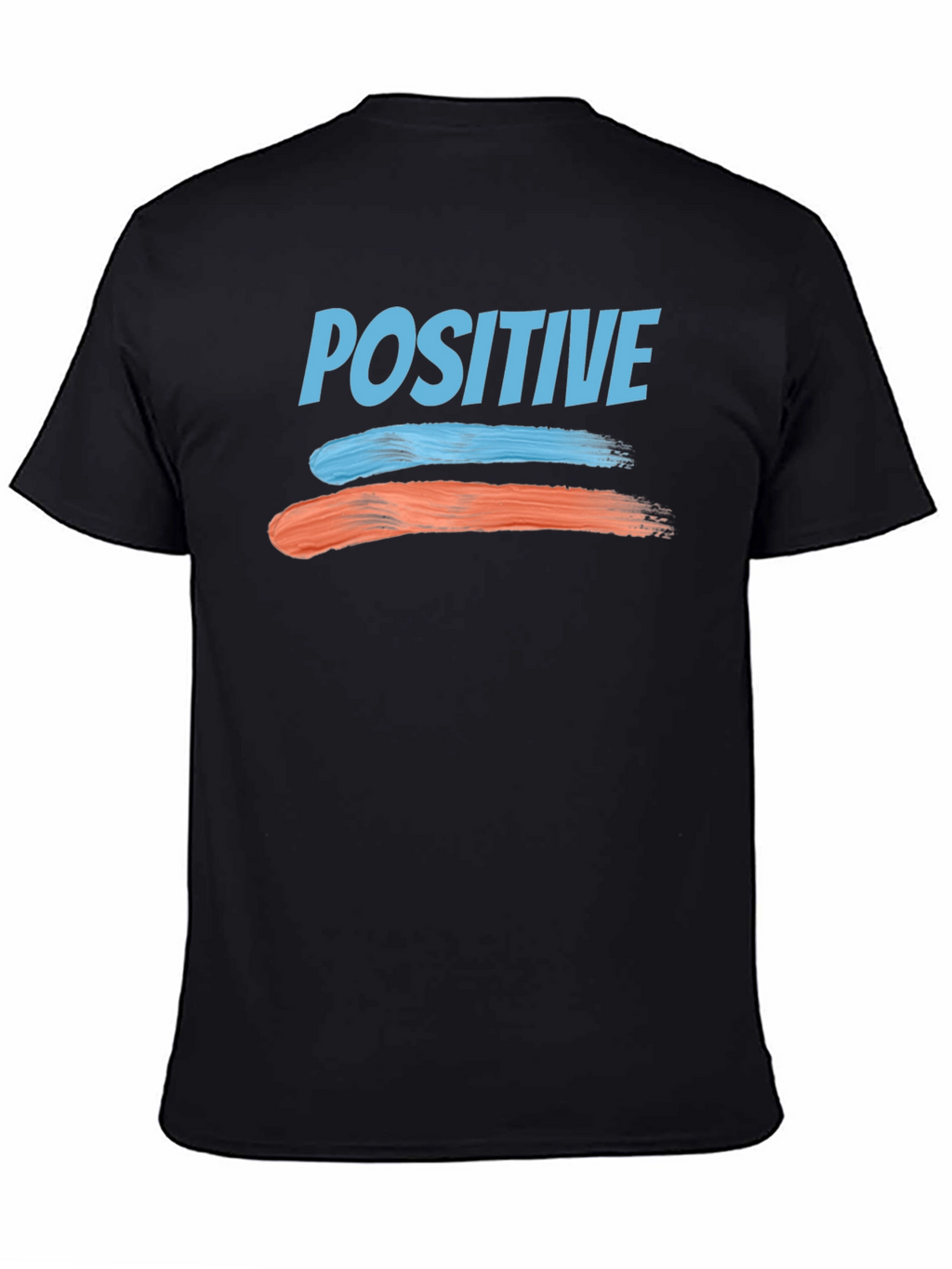 Positive Vibes Black Graphic Tee