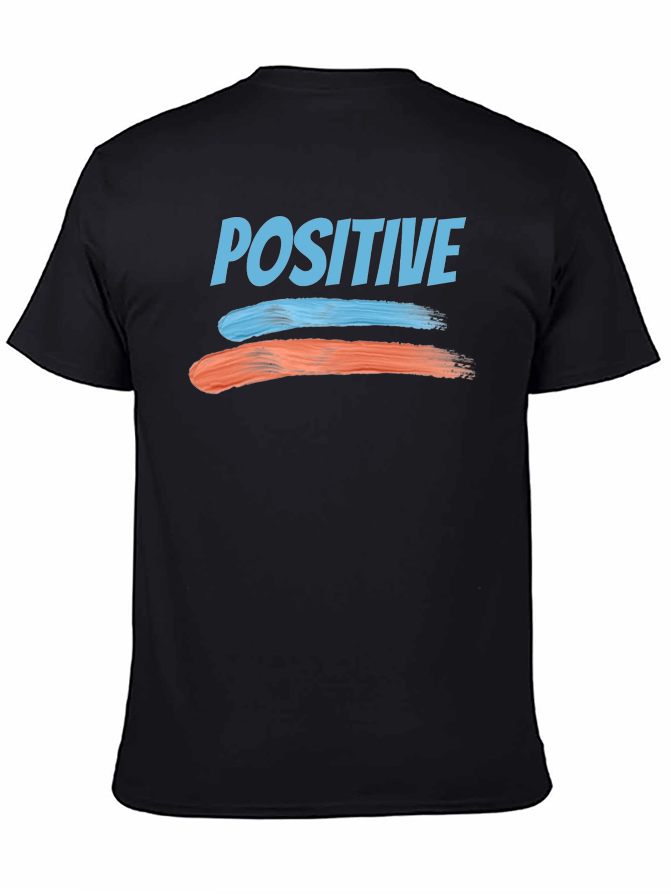 Positive Vibes Black Graphic Tee