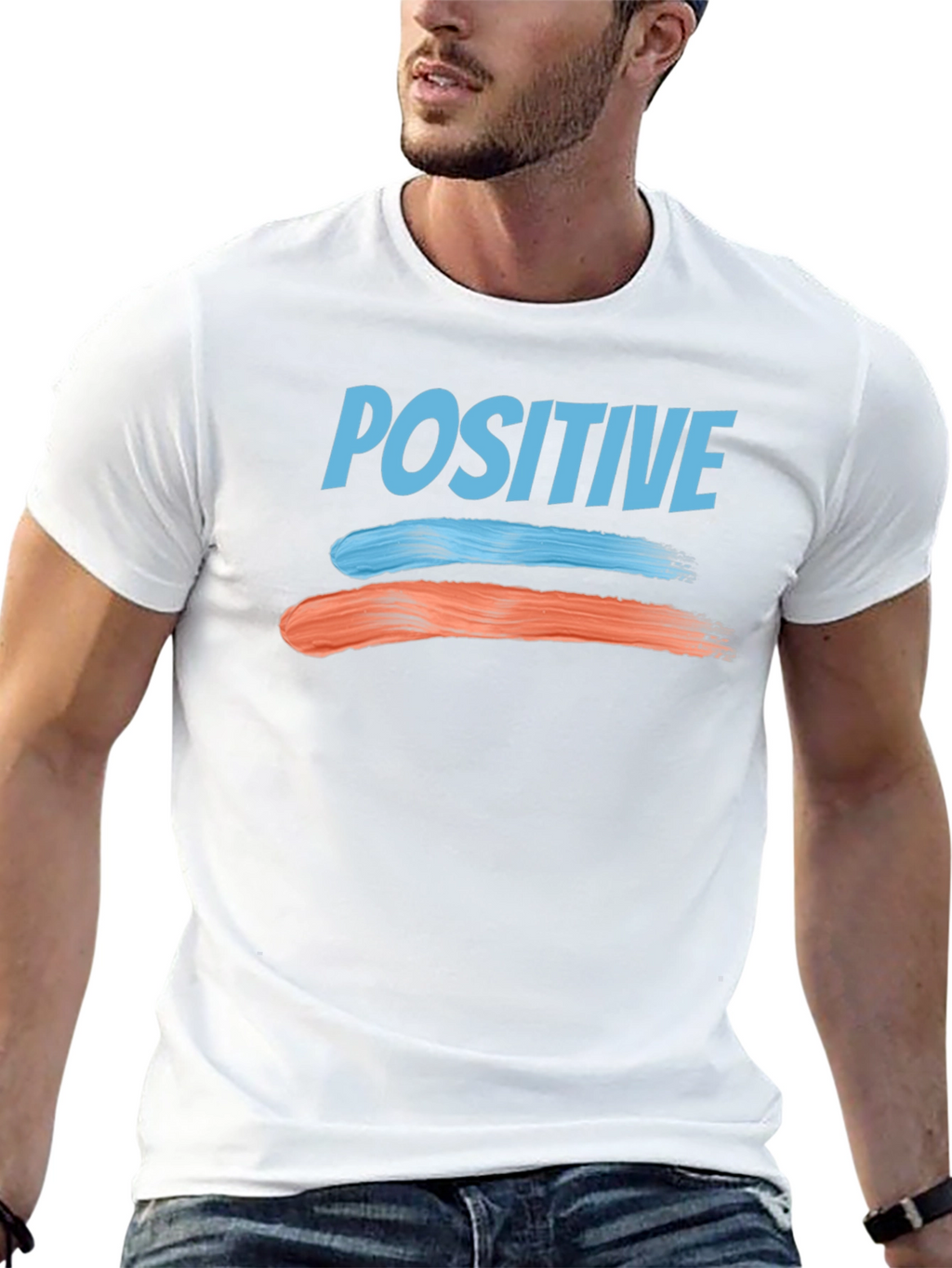Positive Vibes Black Graphic Tee