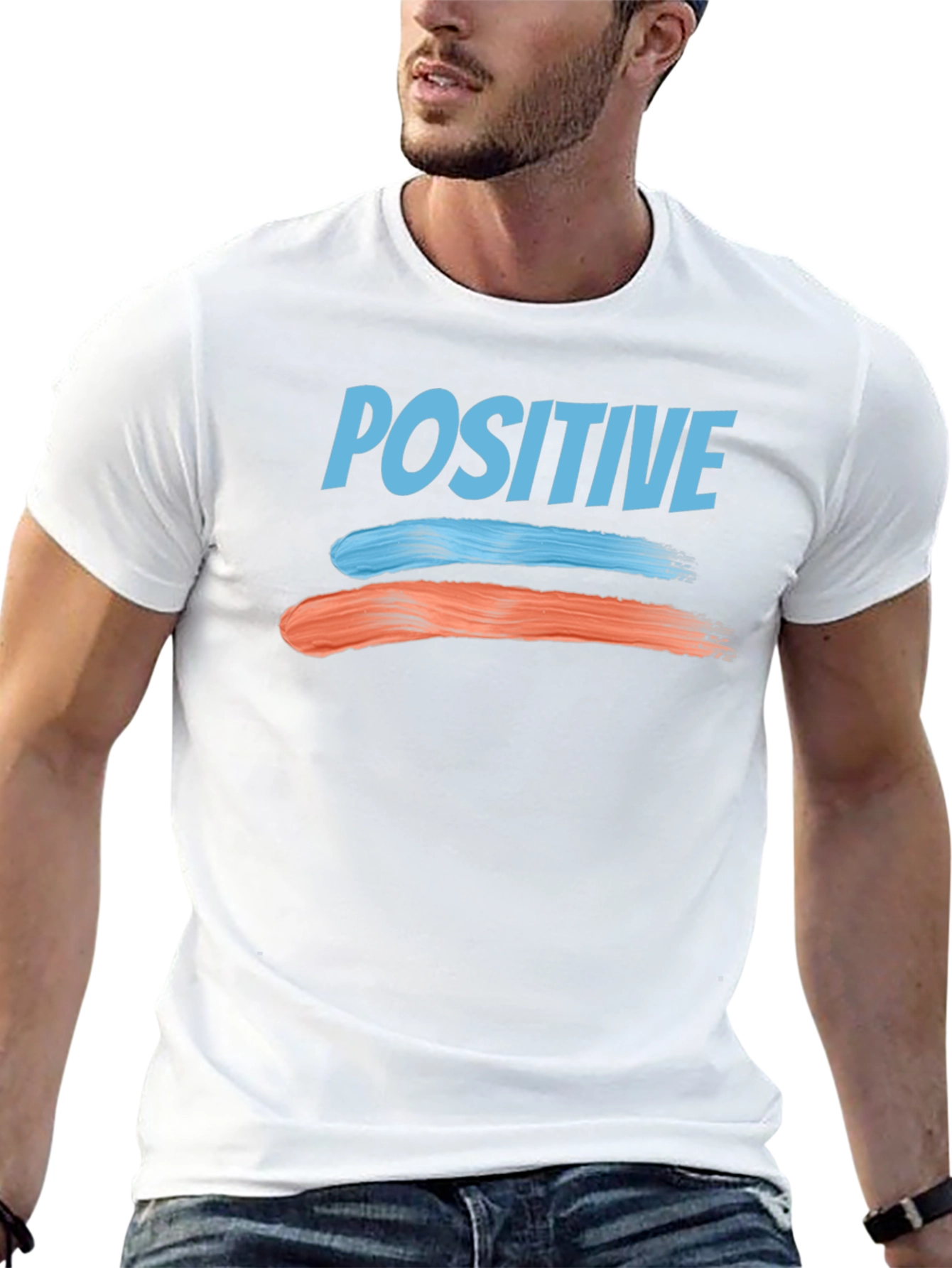 Positive Vibes Black Graphic Tee