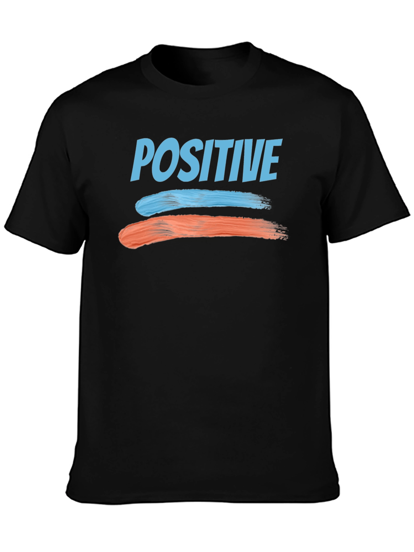 Positive Vibes Black Graphic Tee