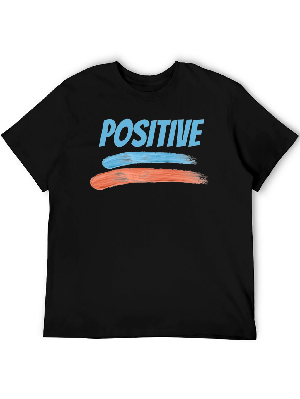 Positive Vibes Black Graphic Tee