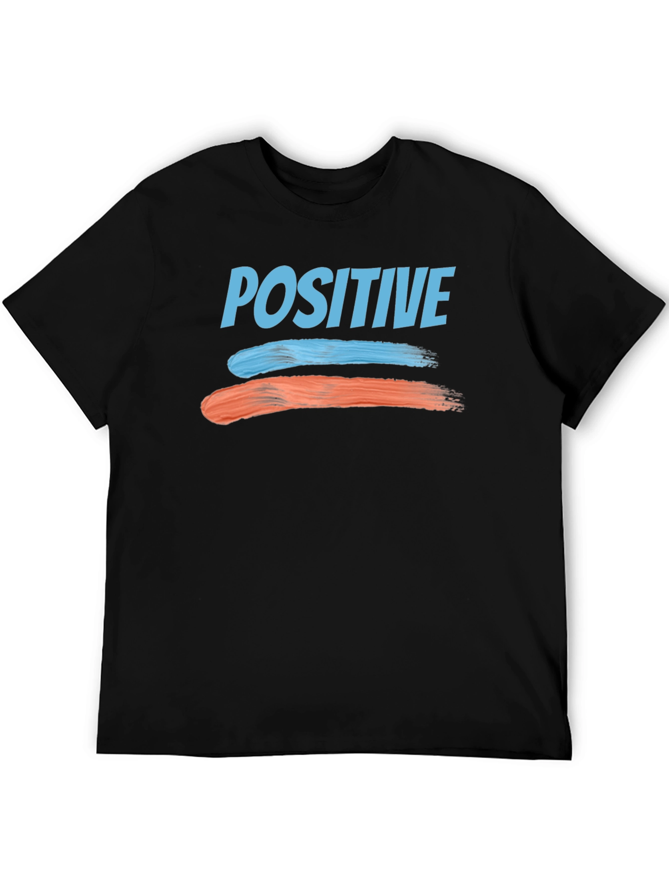 Positive Vibes Black Graphic Tee