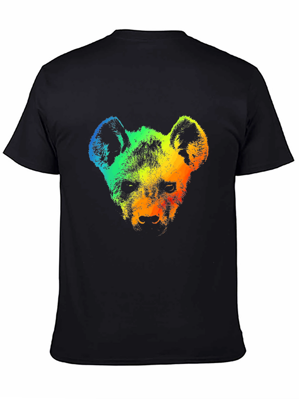 Rainbow Hyena Graphic Tee - Stylish Mens T-Shirt