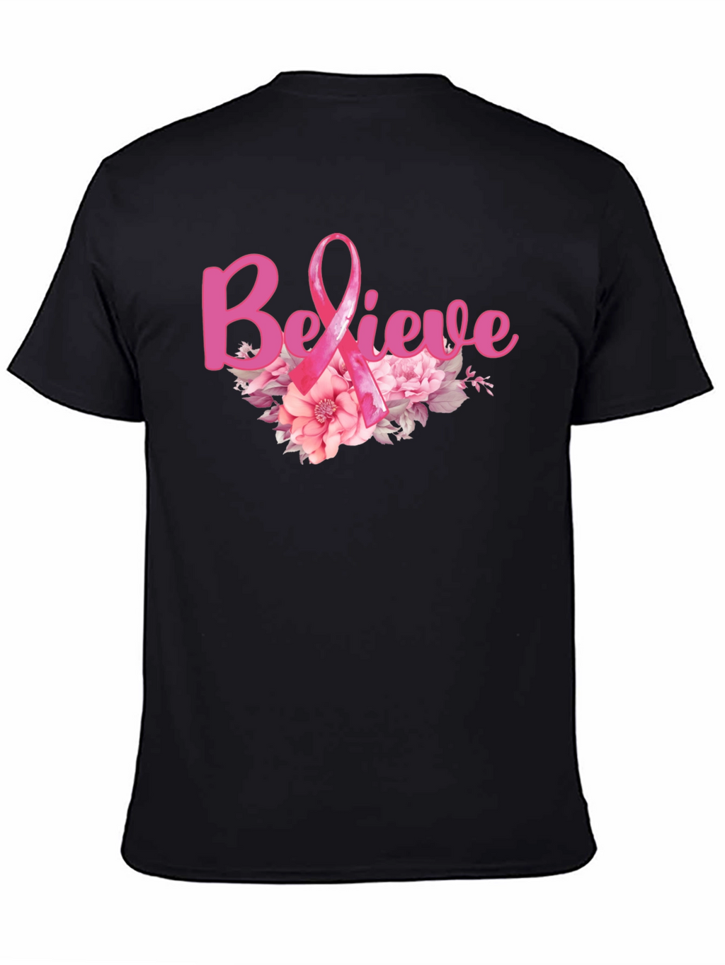Believe Breast Cancer Awareness T-Shirt