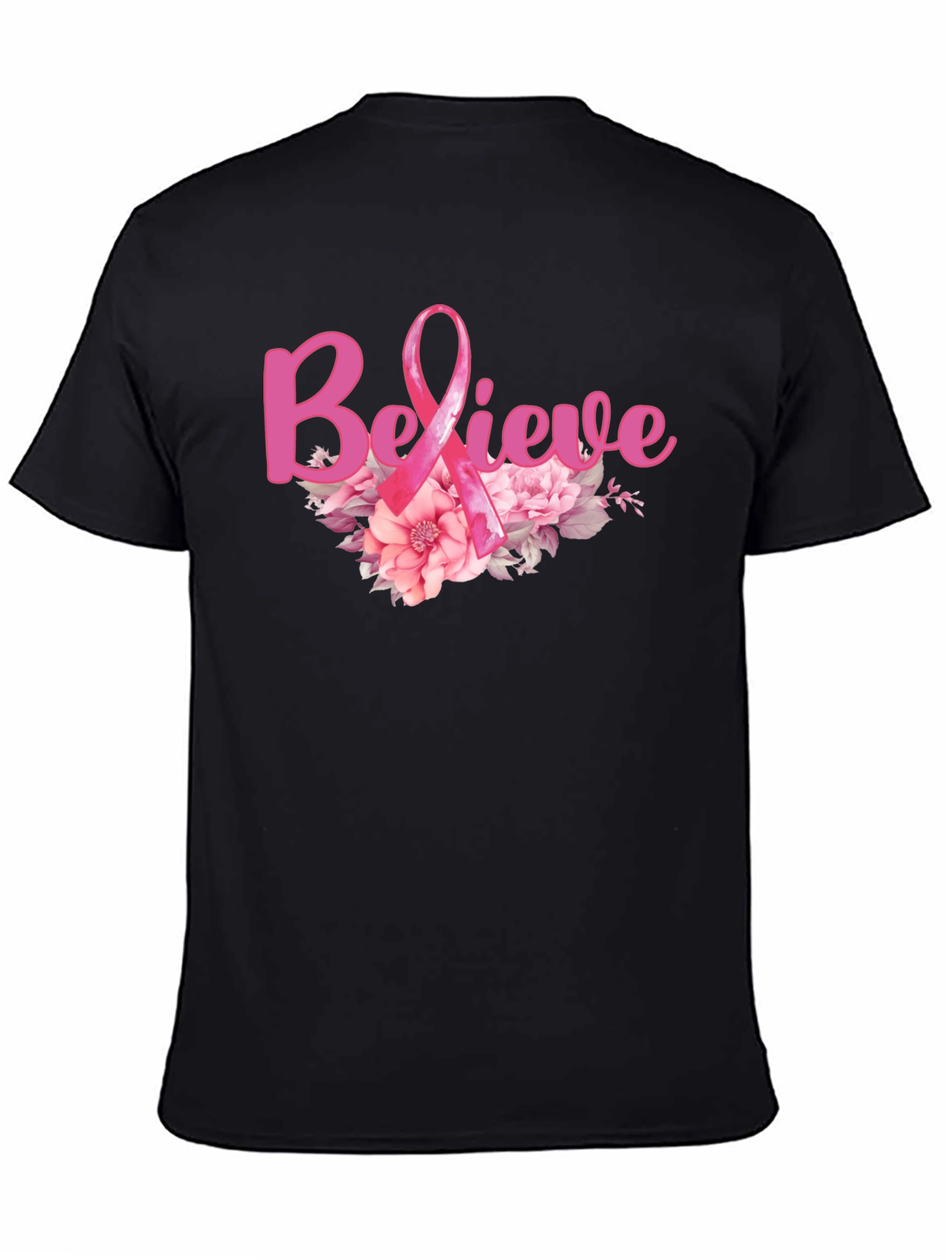 Believe Breast Cancer Awareness T-Shirt