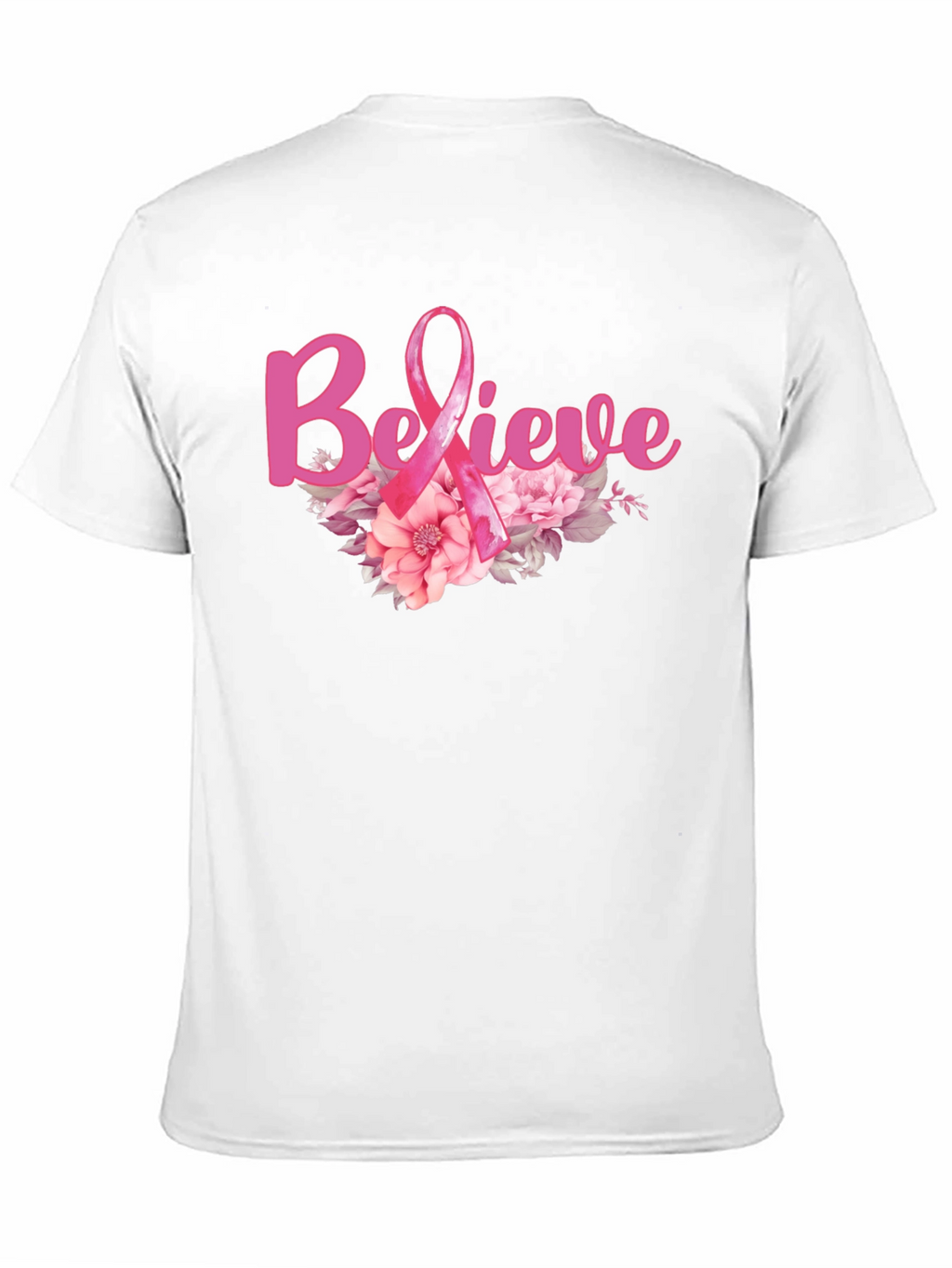 Believe Breast Cancer Awareness T-Shirt
