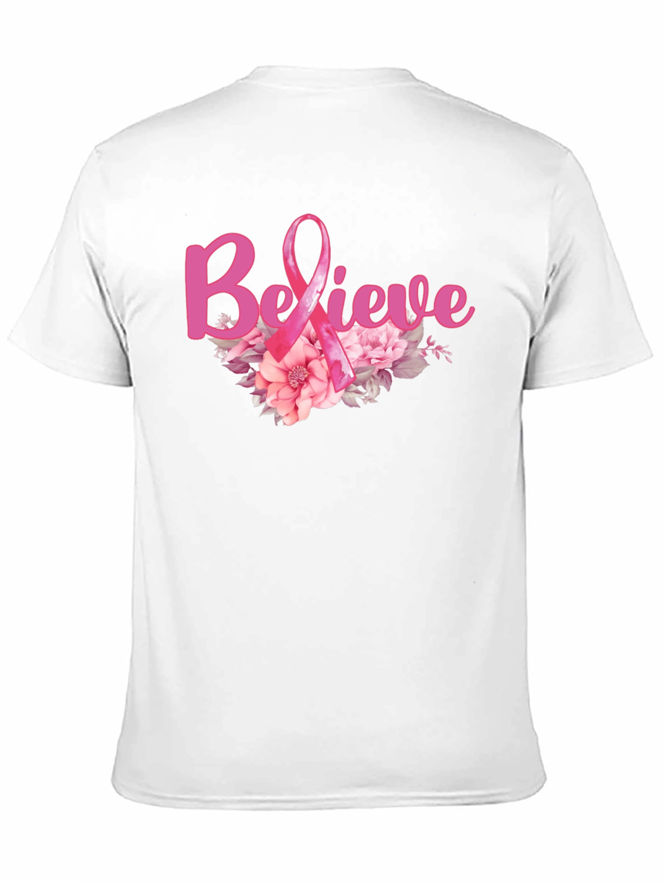 Believe Breast Cancer Awareness T-Shirt