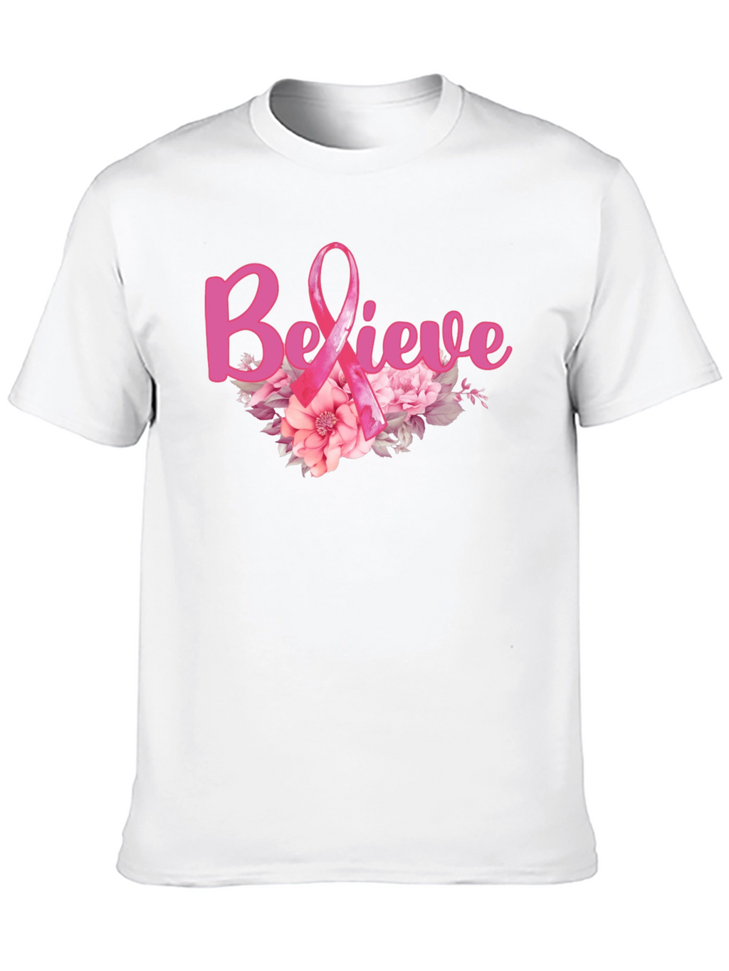 Believe Breast Cancer Awareness T-Shirt