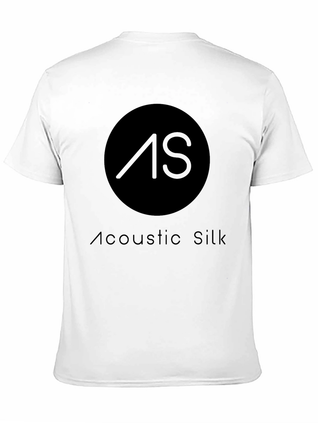Acoustic Silk Black T-Shirt