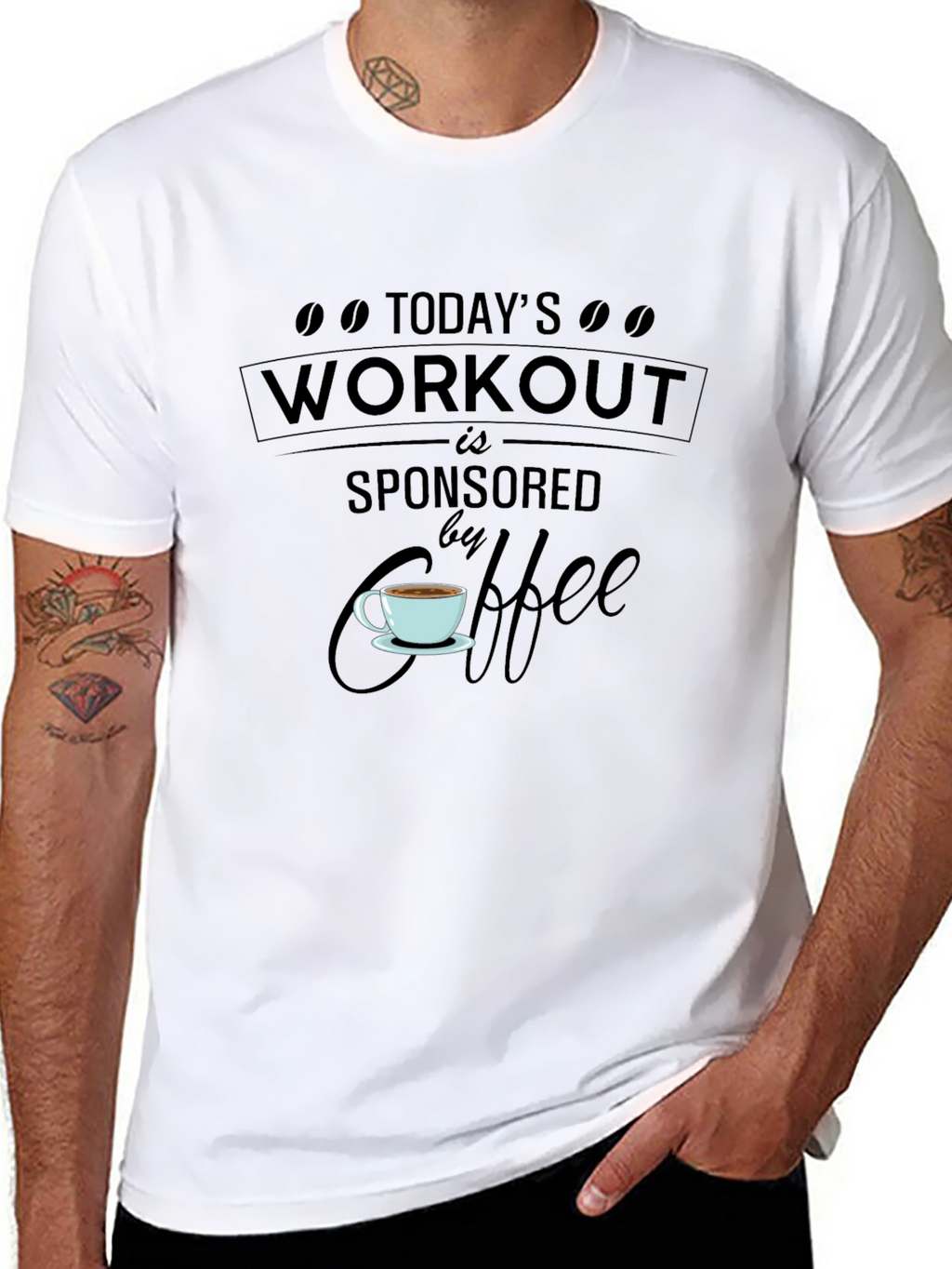 Workout Sponsored By Coffee T-Shirt