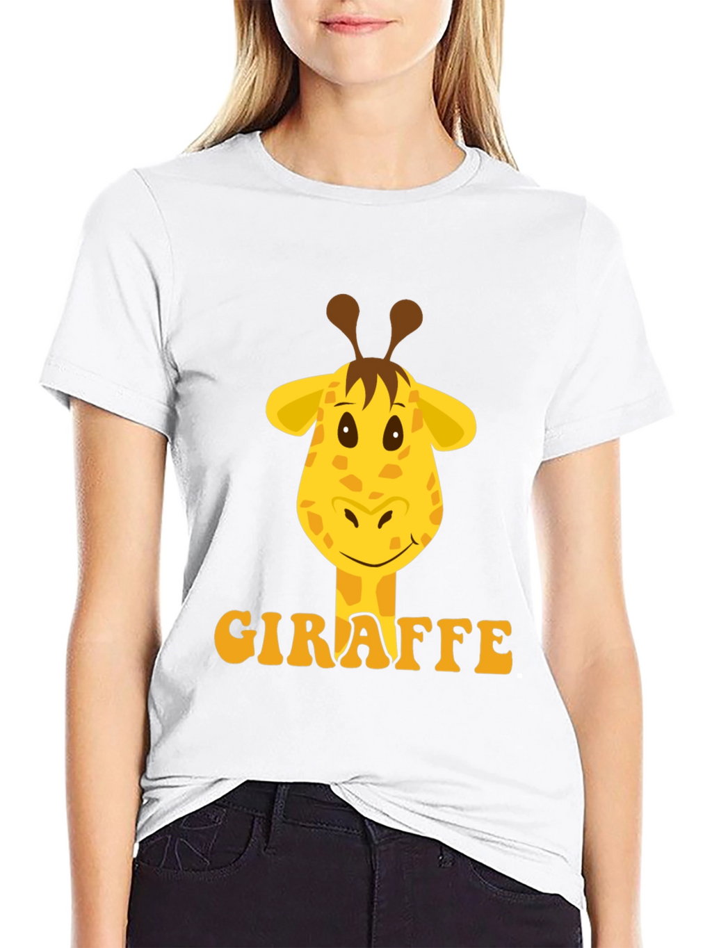 Giraffe Graphic Tee - Fun Animal Print T-Shirt