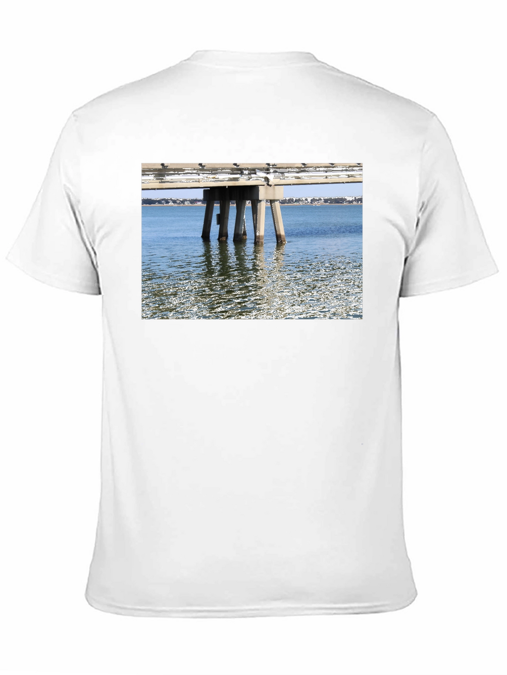 Bridge View Graphic Tee - Black Cotton Casual Wear