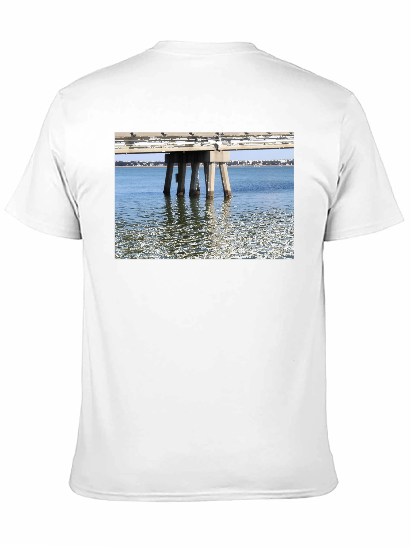 Bridge View Graphic Tee - Black Cotton Casual Wear