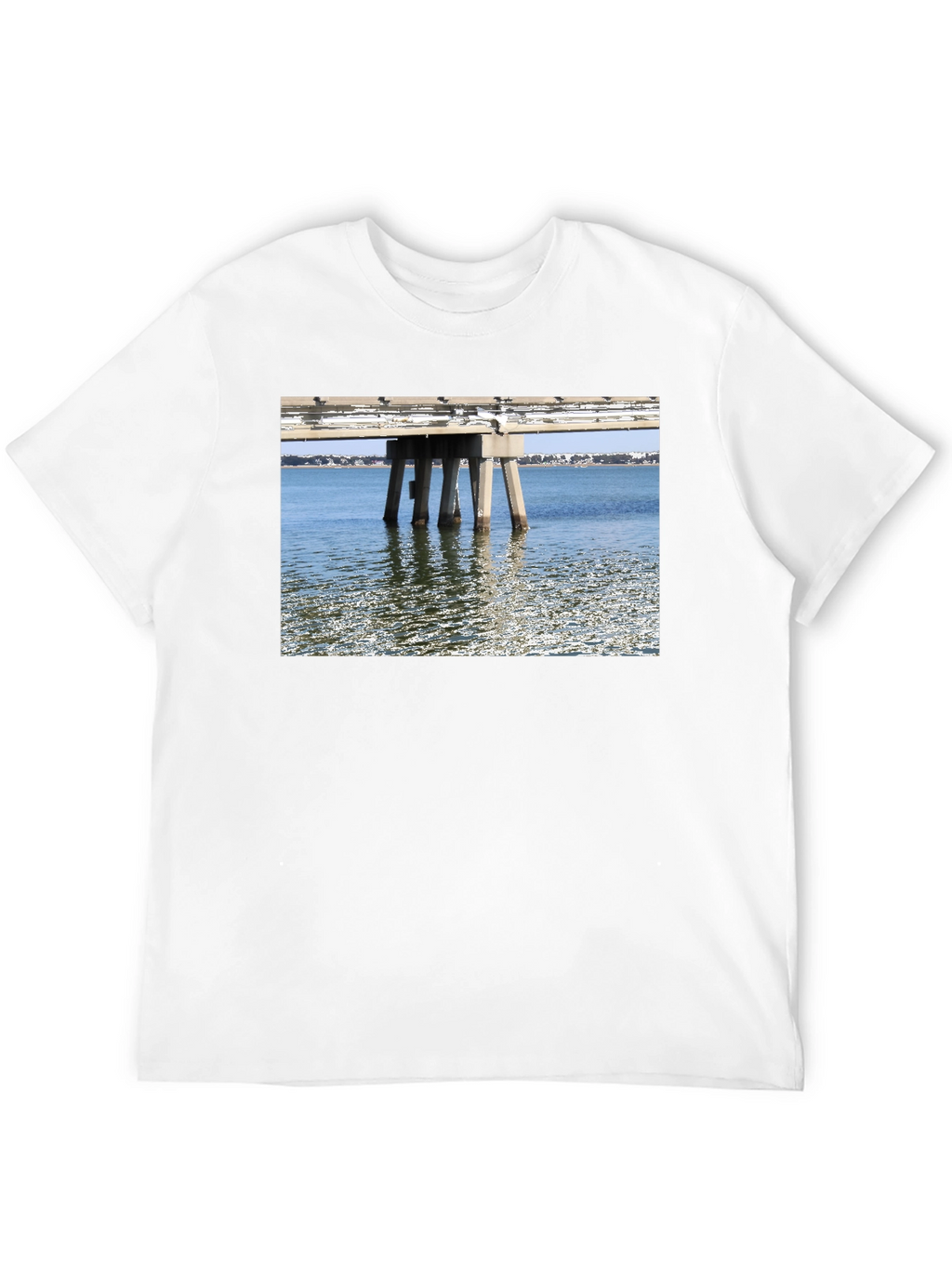 Bridge View Graphic Tee - Black Cotton Casual Wear