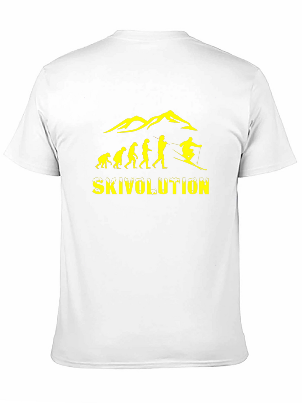 Skivolution T-Shirt - Evolution of Skiing Graphic Tee