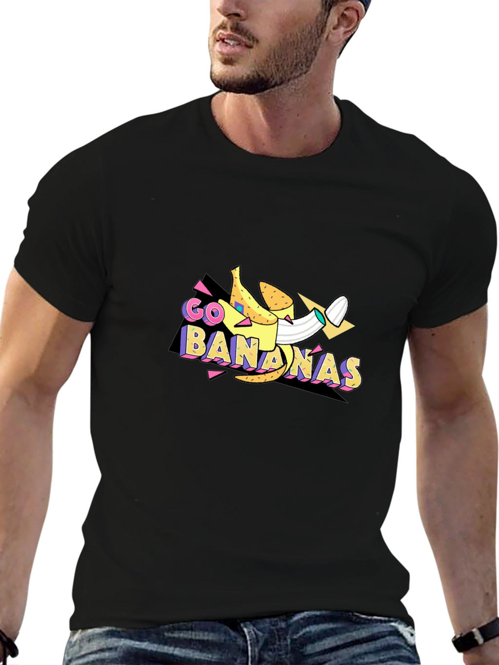 Go Bananas T-Shirt - Novelty Graphic Tee