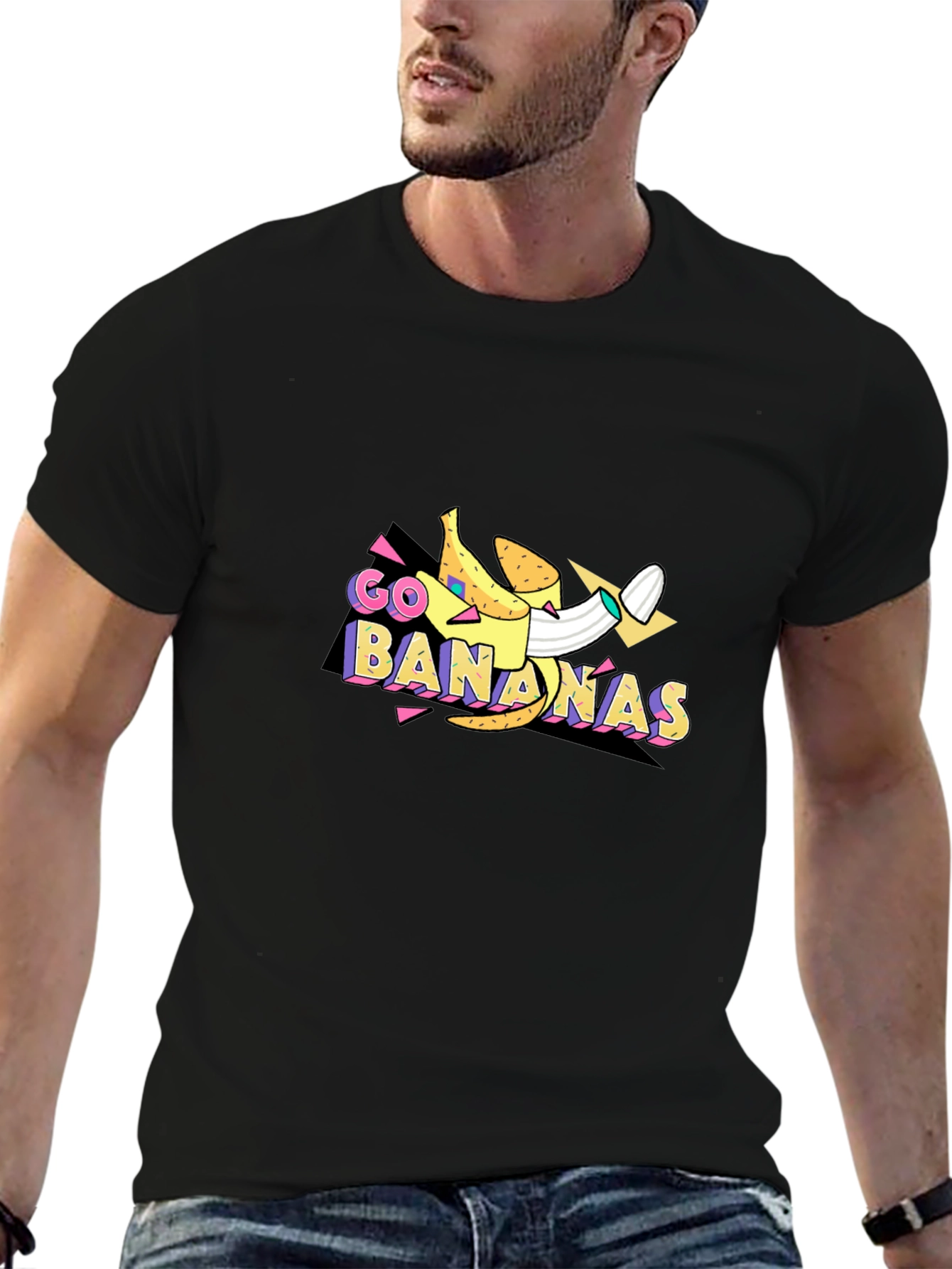 Go Bananas T-Shirt - Novelty Graphic Tee