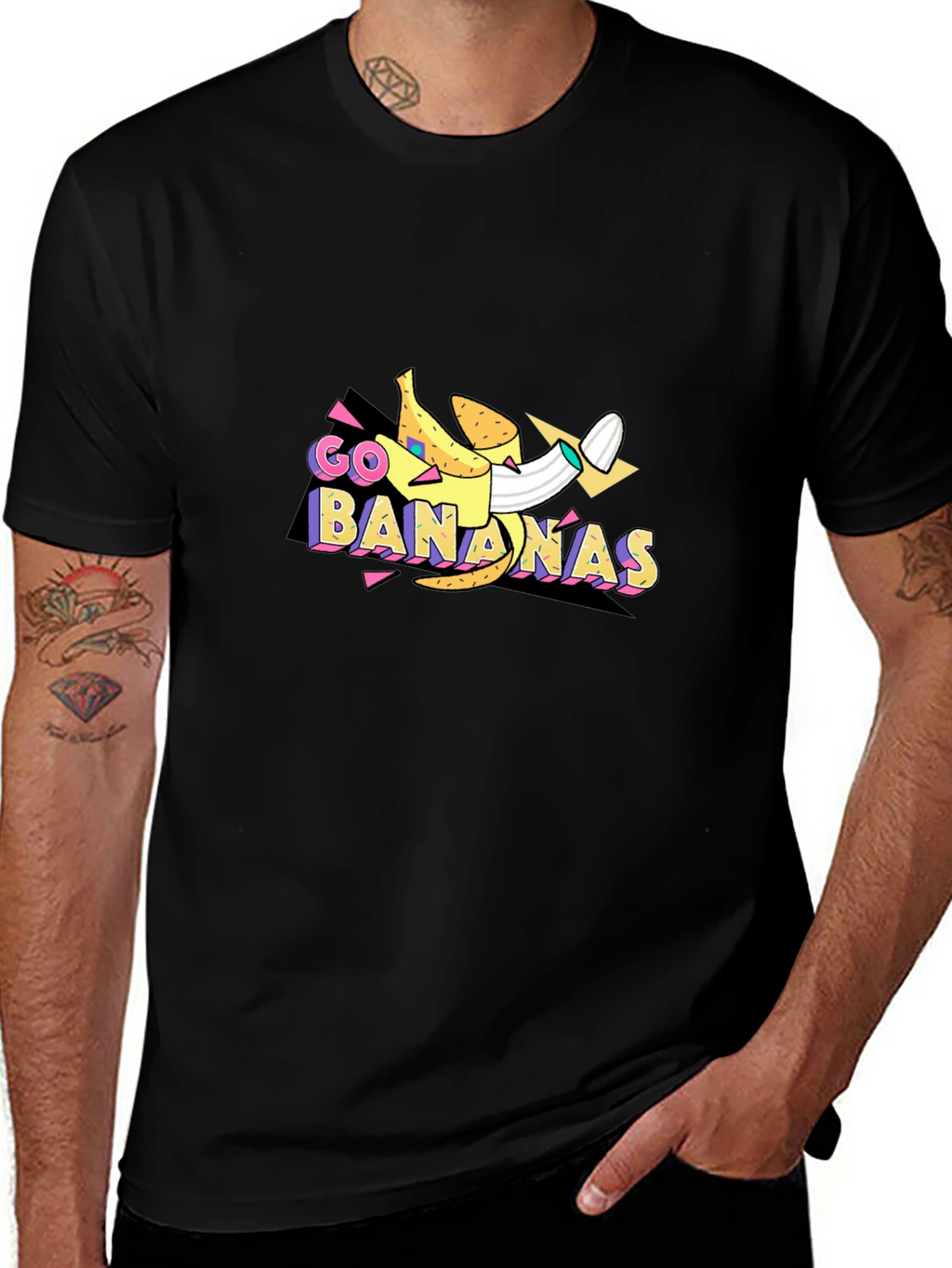 Go Bananas T-Shirt - Novelty Graphic Tee