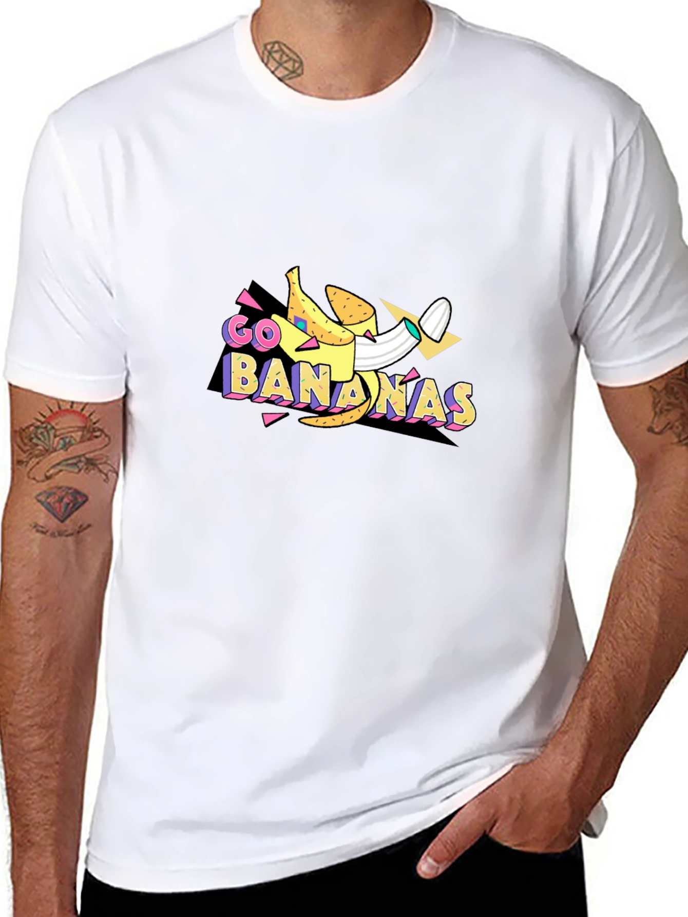 Go Bananas T-Shirt - Novelty Graphic Tee