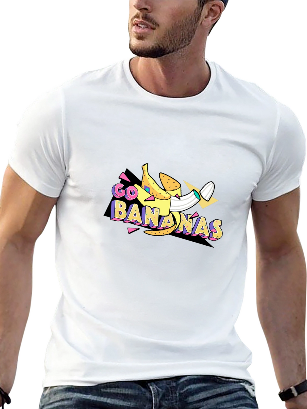 Go Bananas T-Shirt - Novelty Graphic Tee
