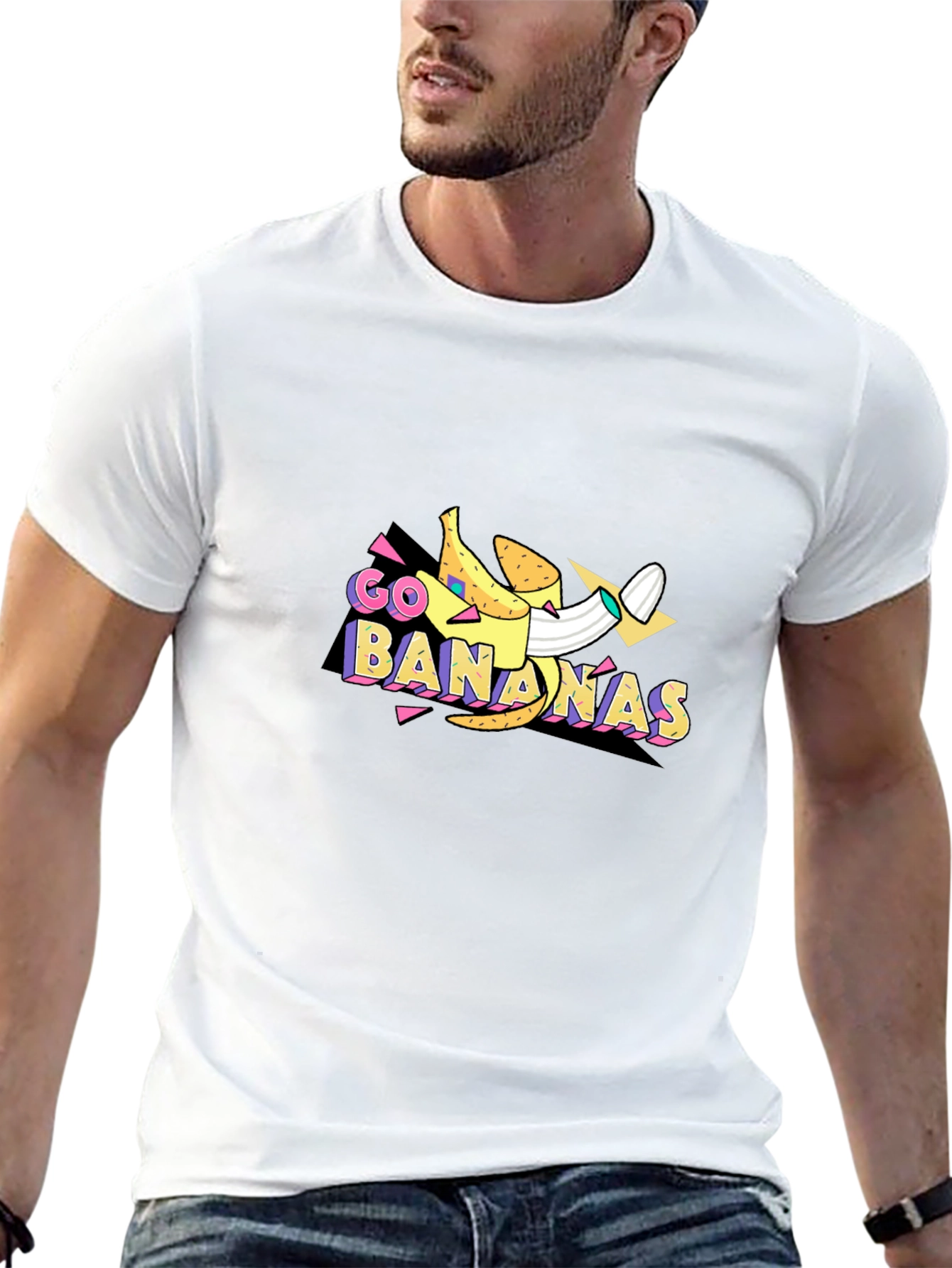 Go Bananas T-Shirt - Novelty Graphic Tee