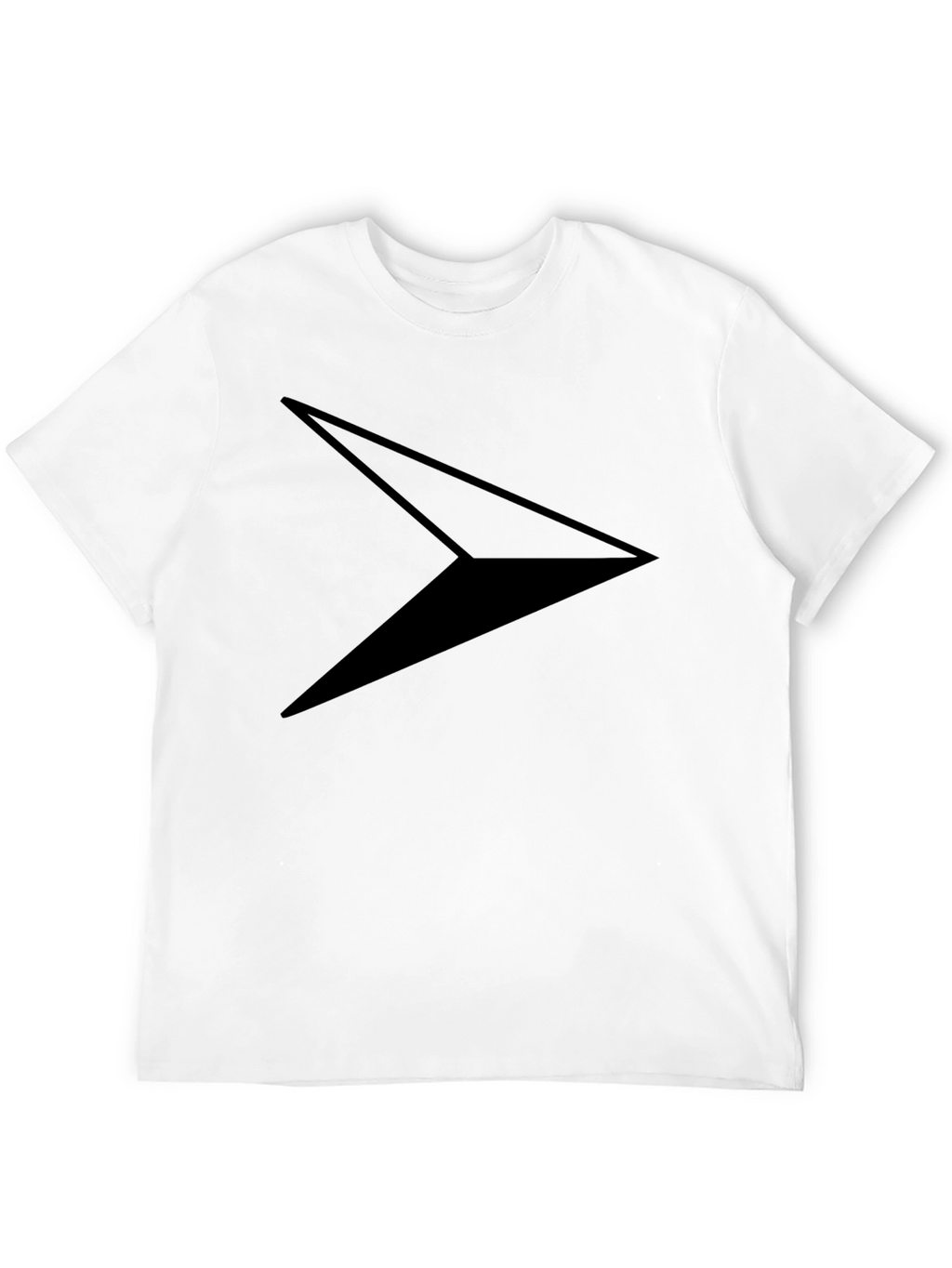 Modern Minimalist Arrow Black T-Shirt