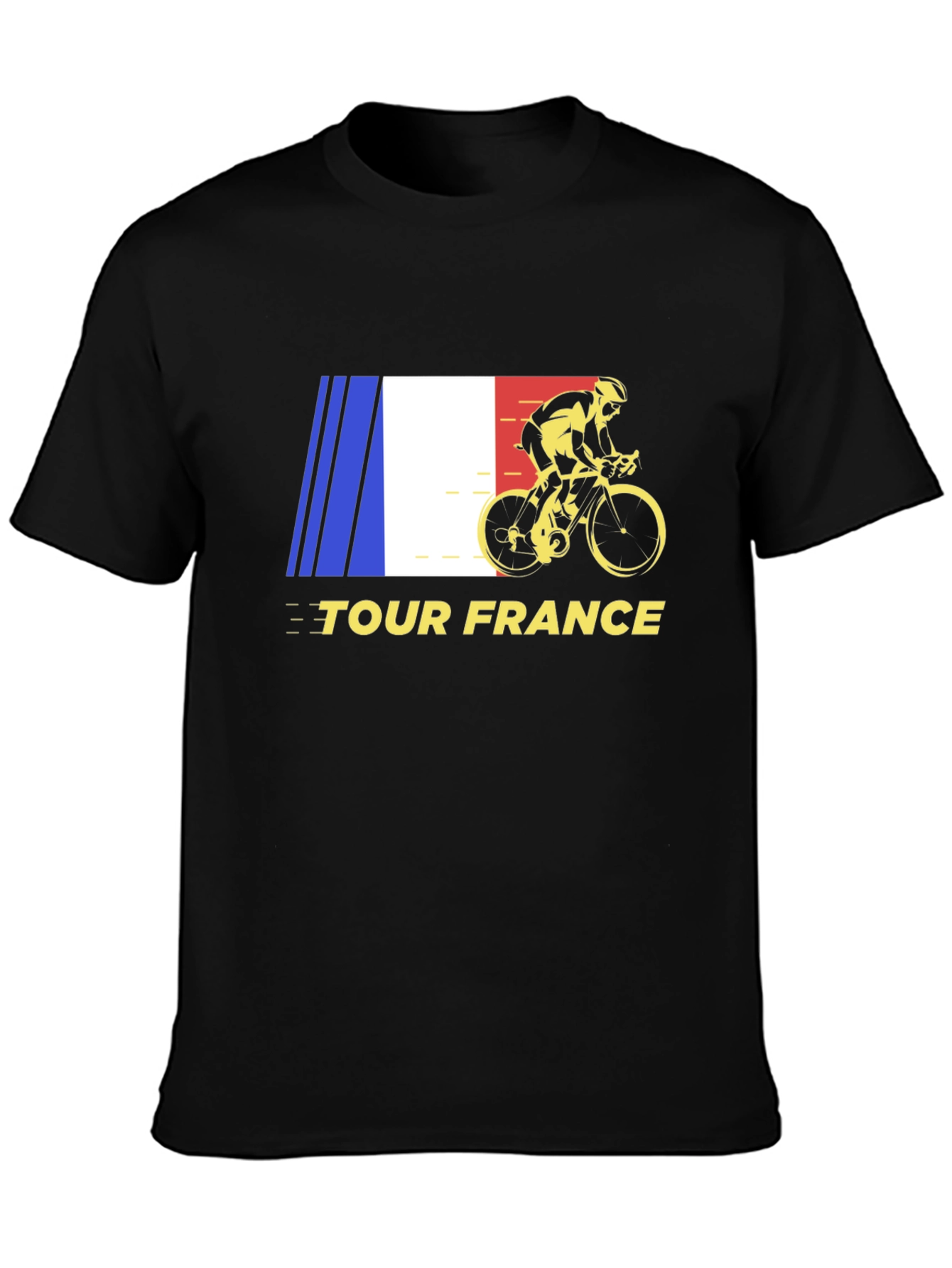 Tour de France Cycling T-Shirt - Black