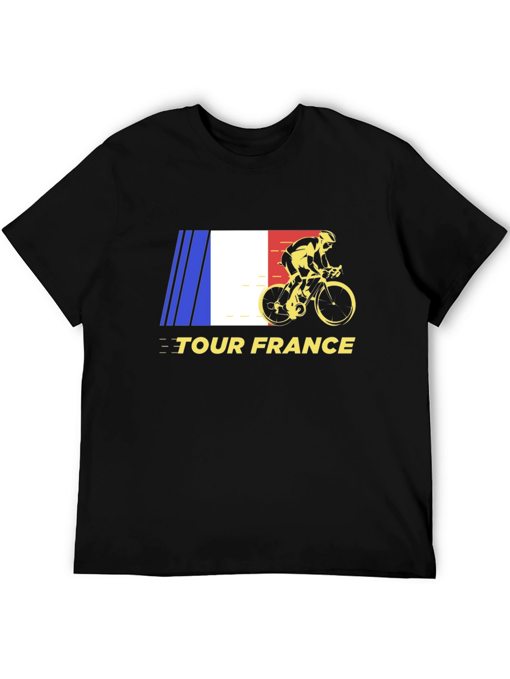 Tour de France Cycling T-Shirt - Black