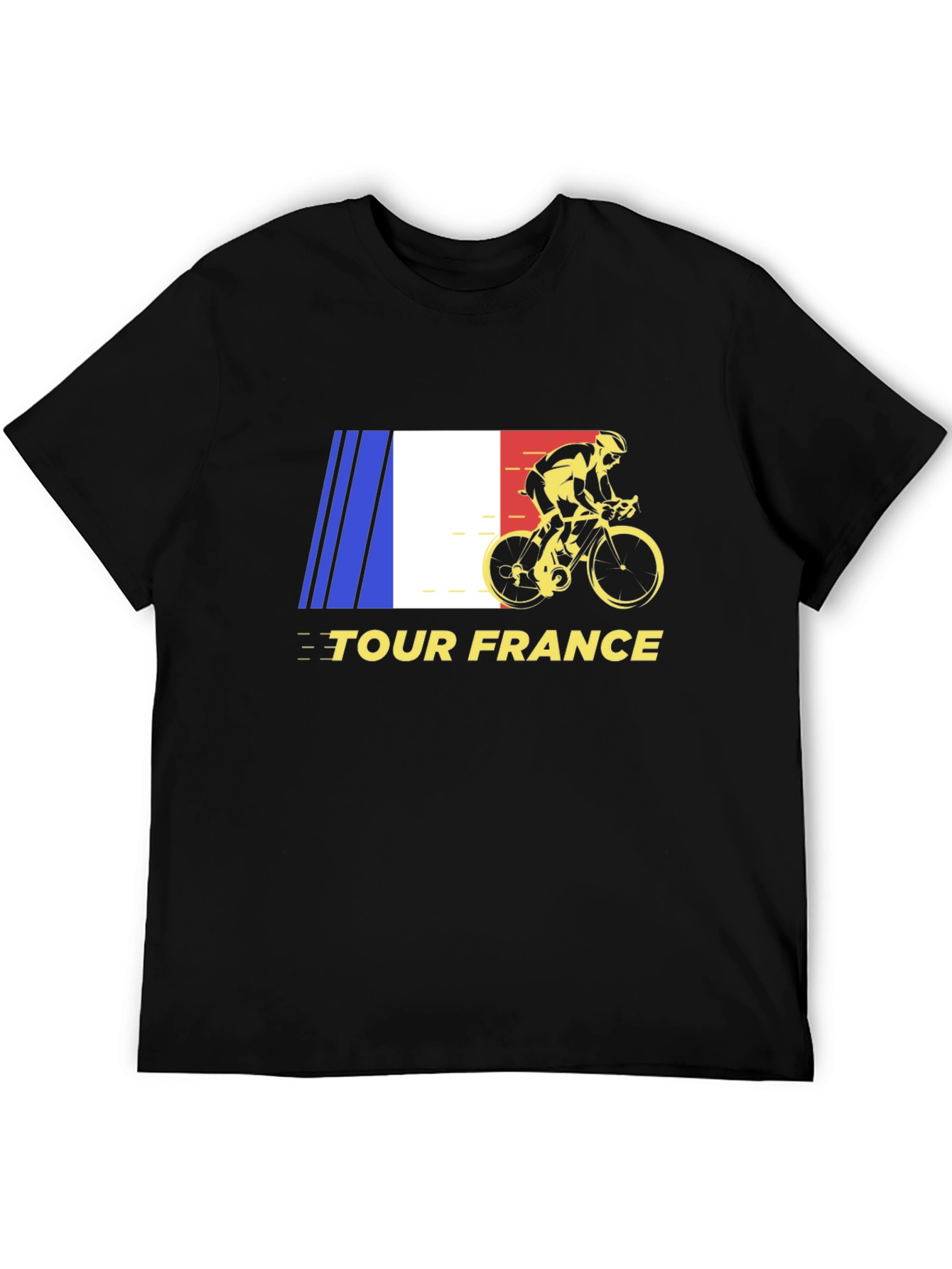 Tour de France Cycling T-Shirt - Black