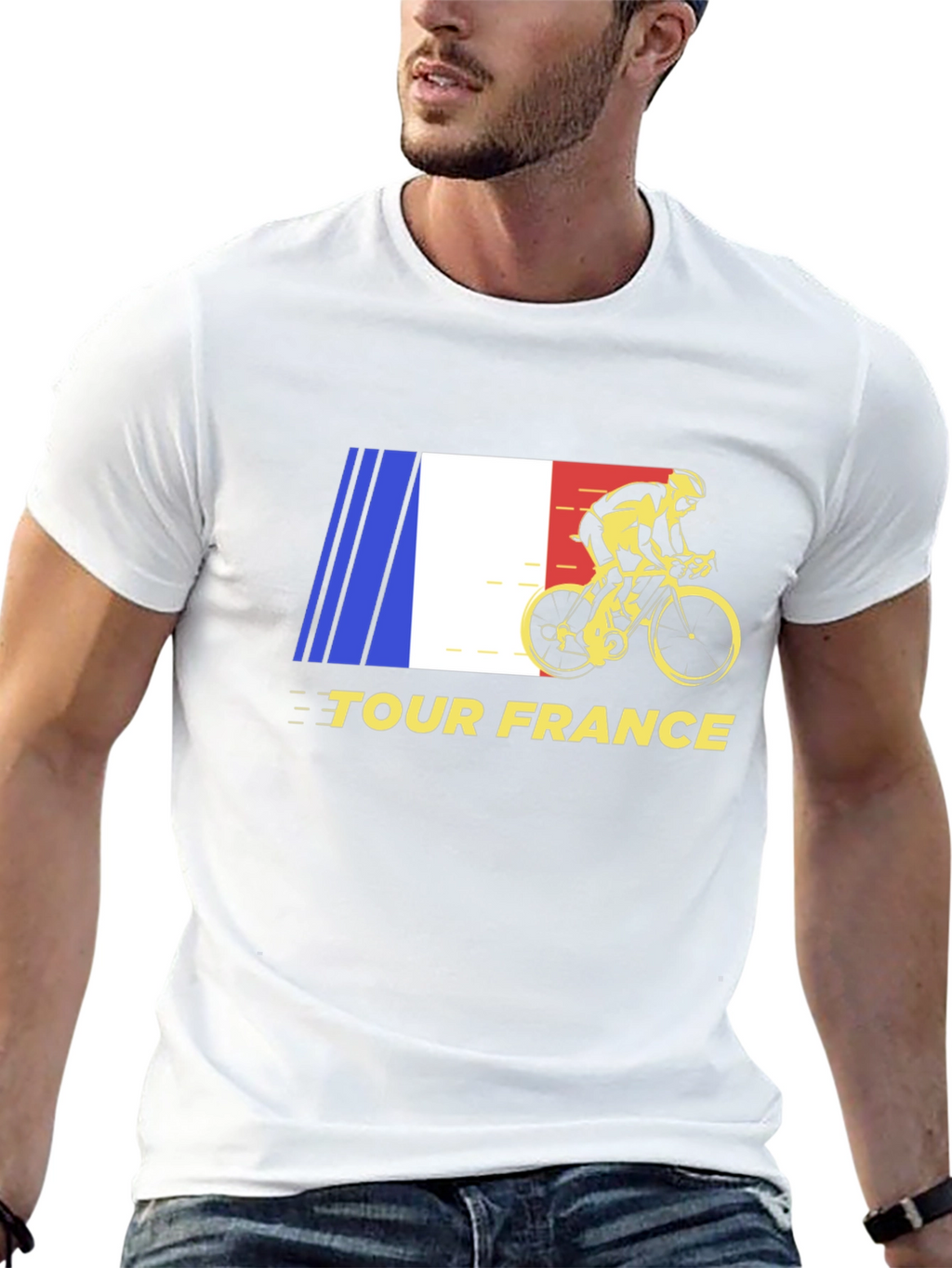 Tour de France Cycling T-Shirt - Black