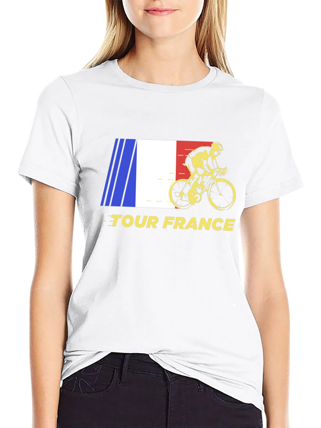 Tour de France Cycling T-Shirt - Black