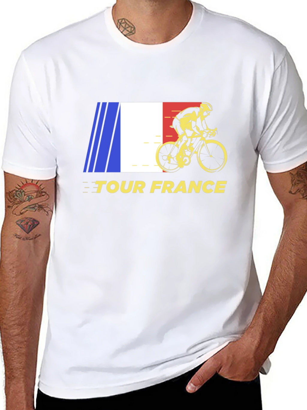 Tour de France Cycling T-Shirt - Black