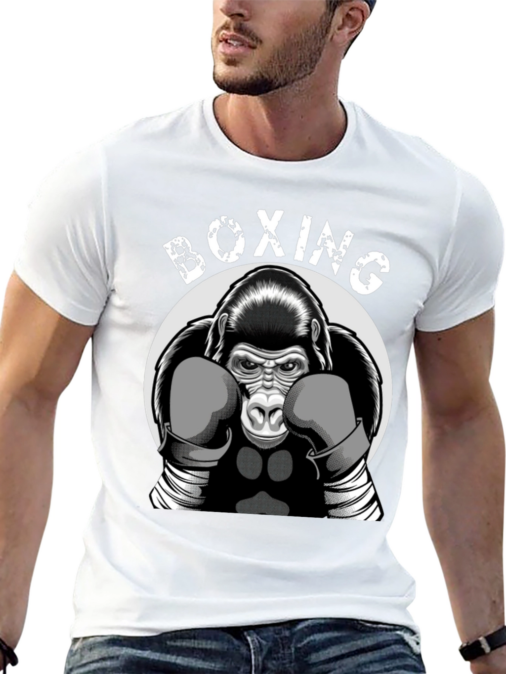 Boxing Gorilla Graphic Tee