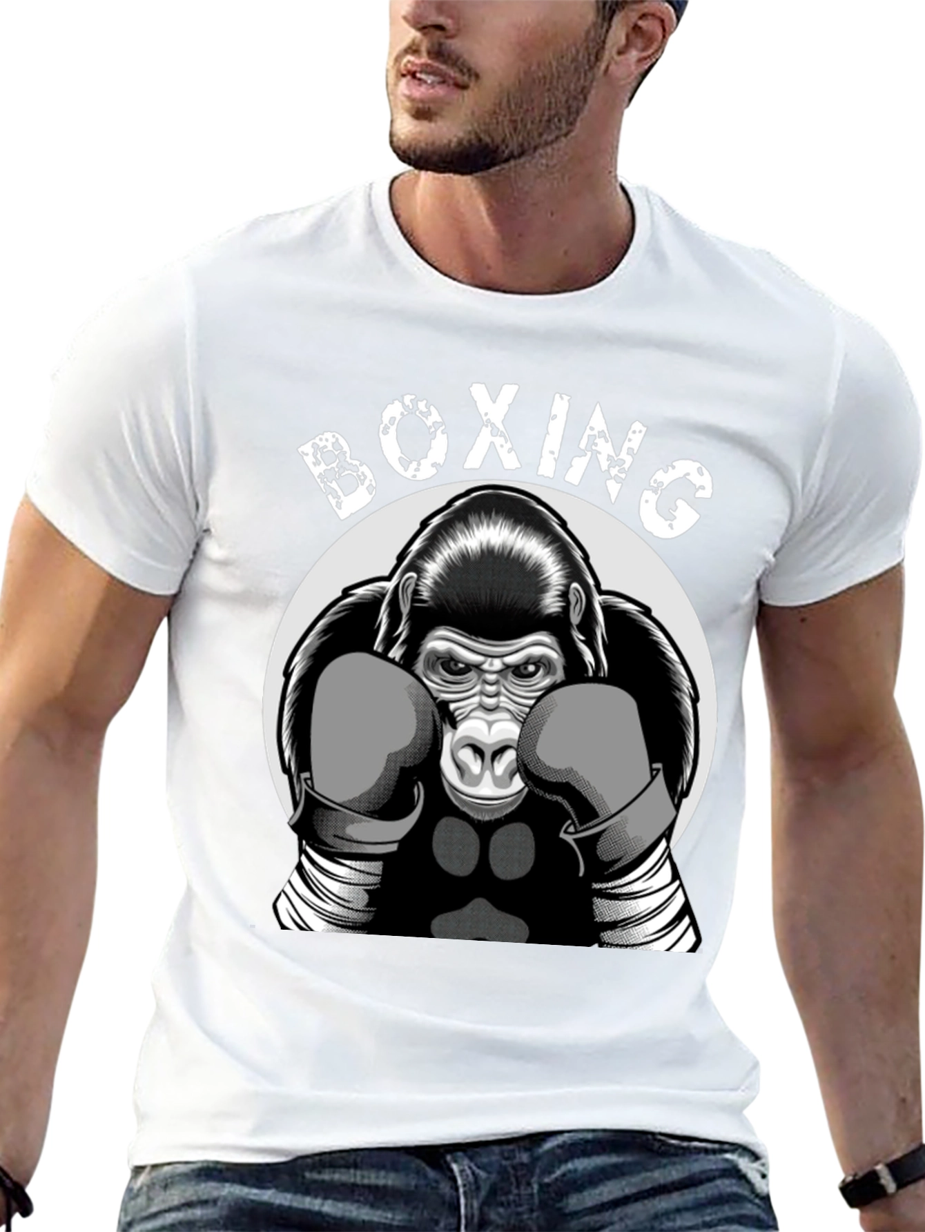Boxing Gorilla Graphic Tee