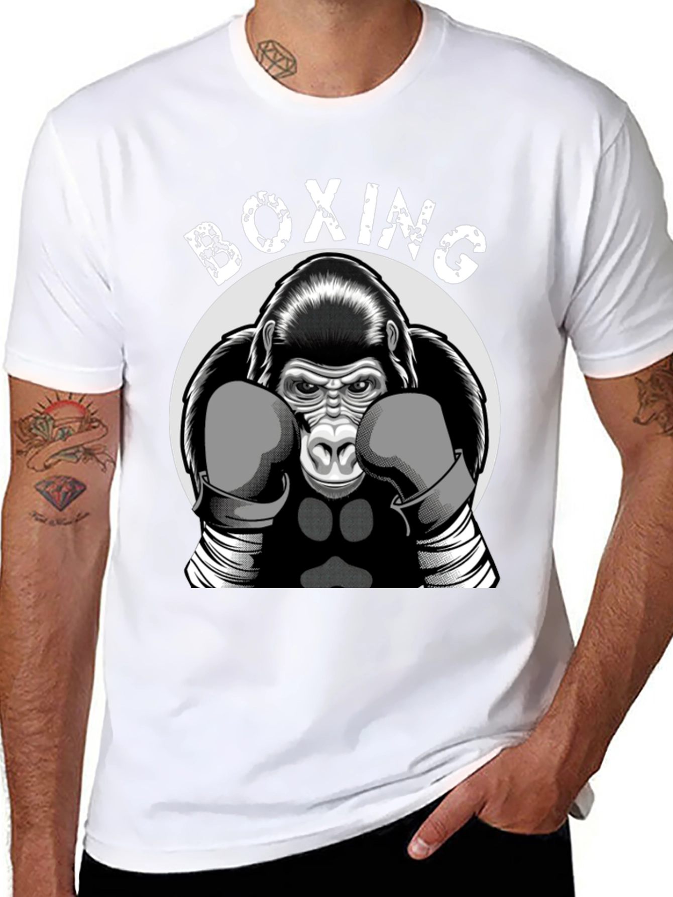 Boxing Gorilla Graphic Tee