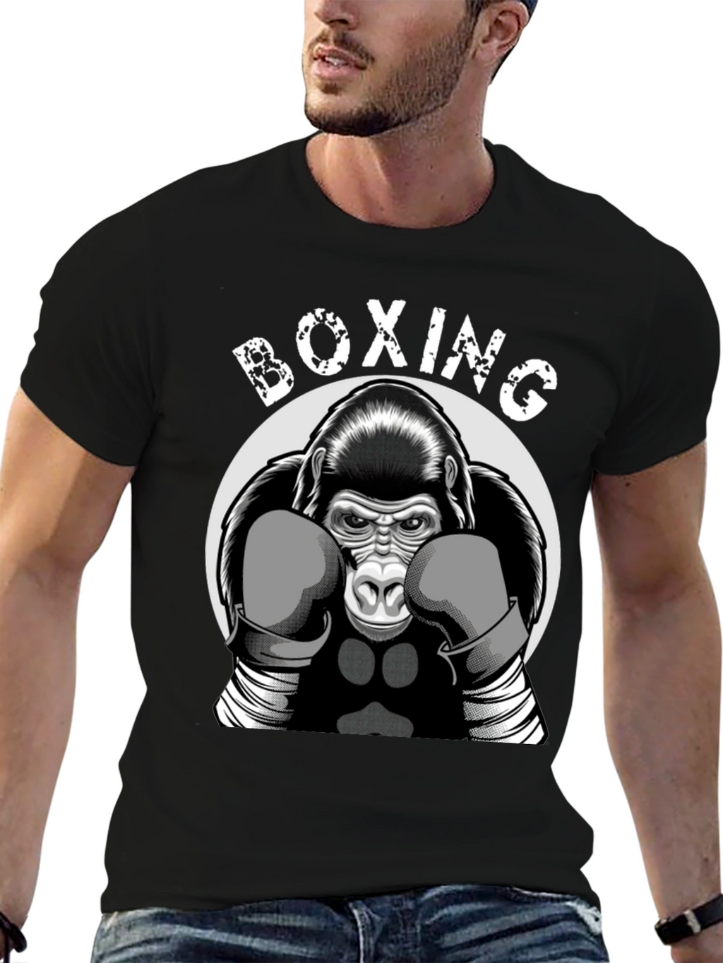 Boxing Gorilla Graphic Tee