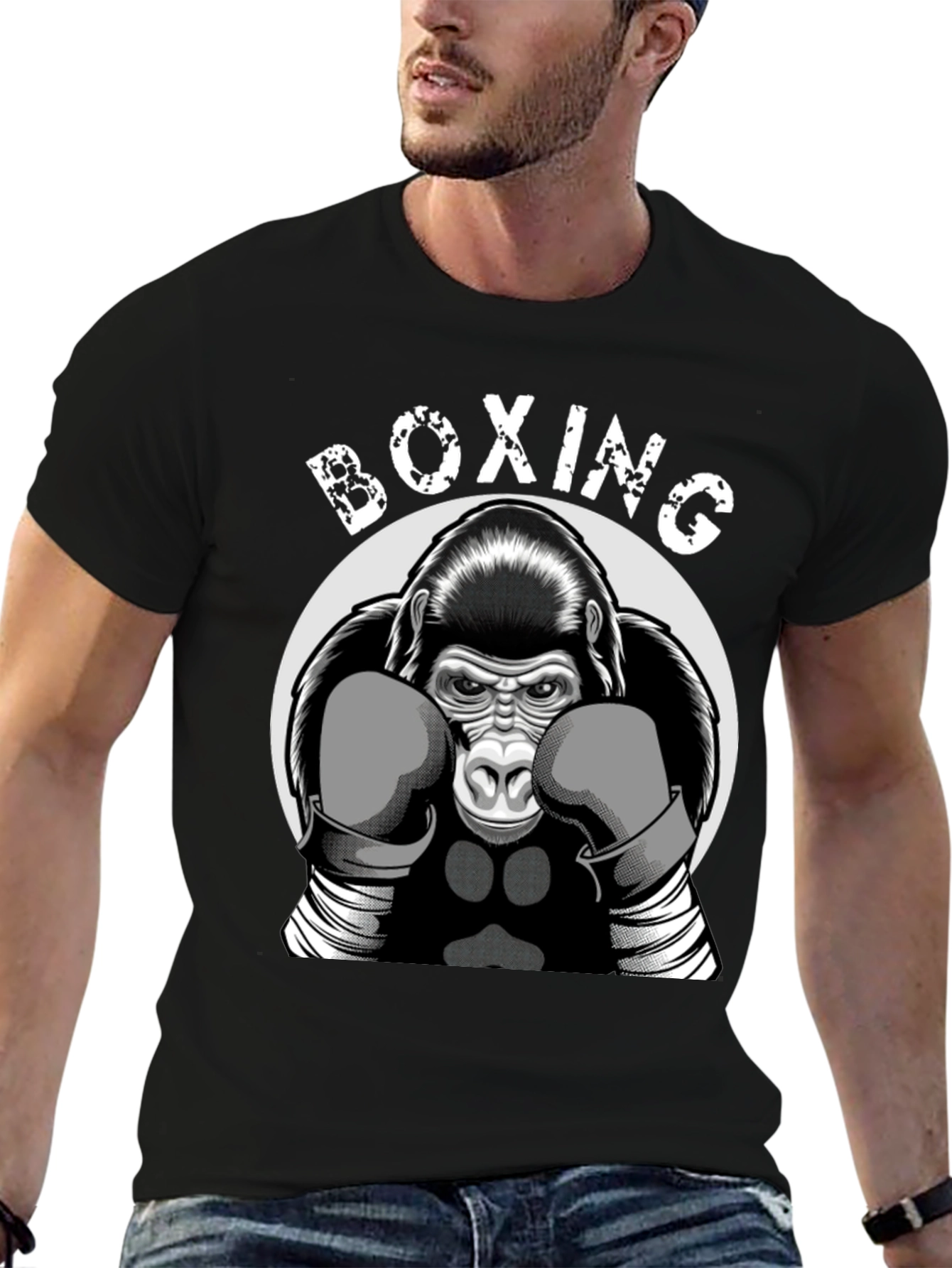 Boxing Gorilla Graphic Tee