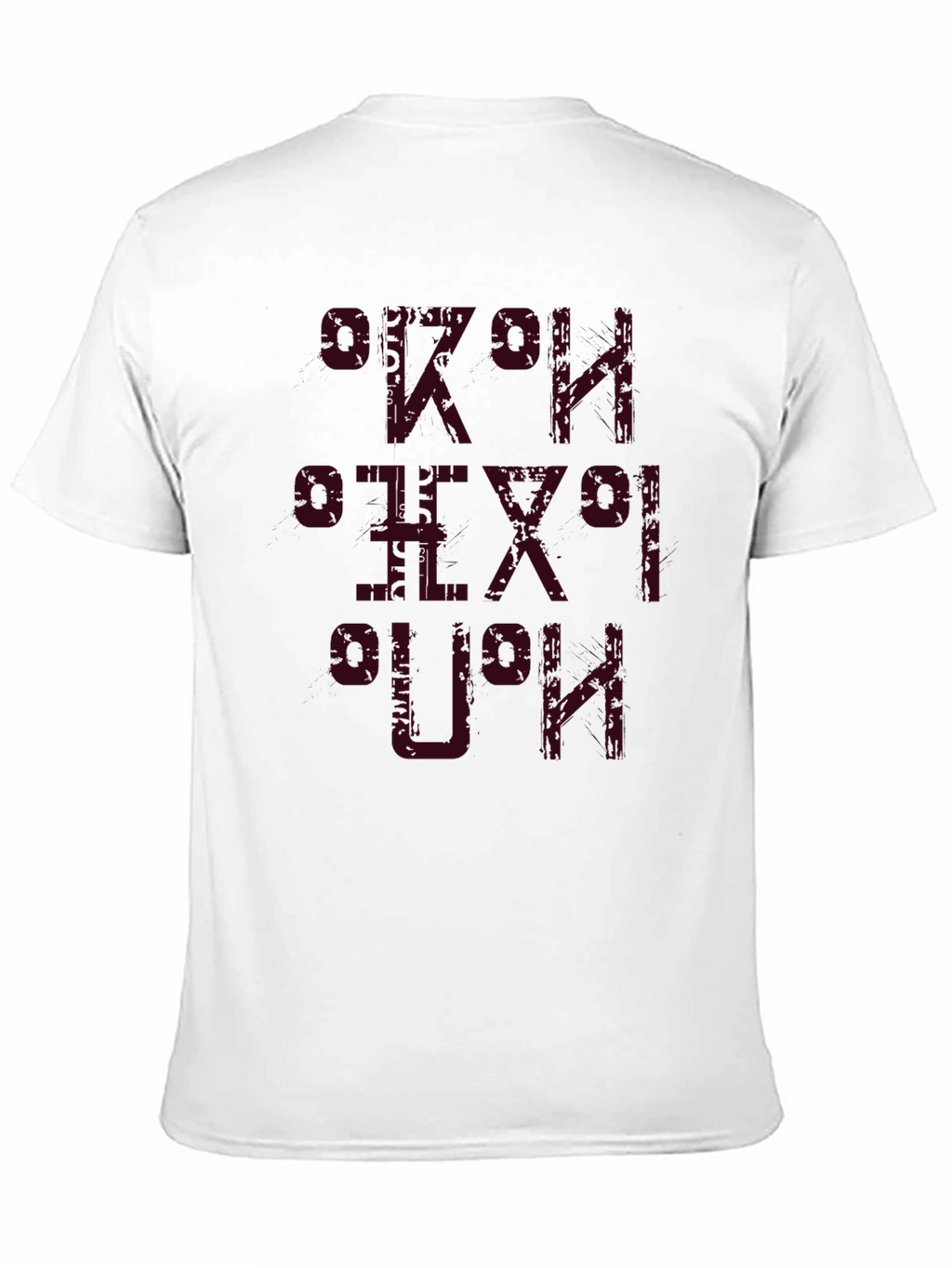 Black Graphic T-Shirt: PUSH Design