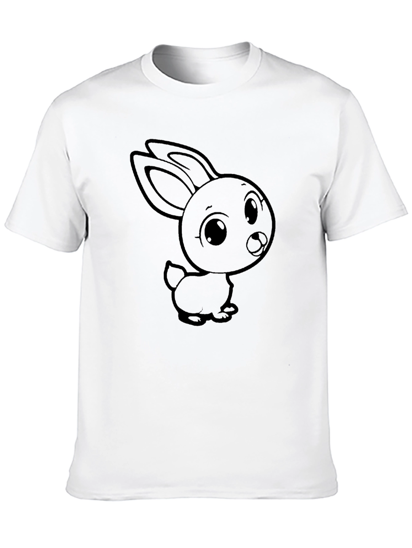 Cute Bunny Graphic T-Shirt - Soft & Stylish