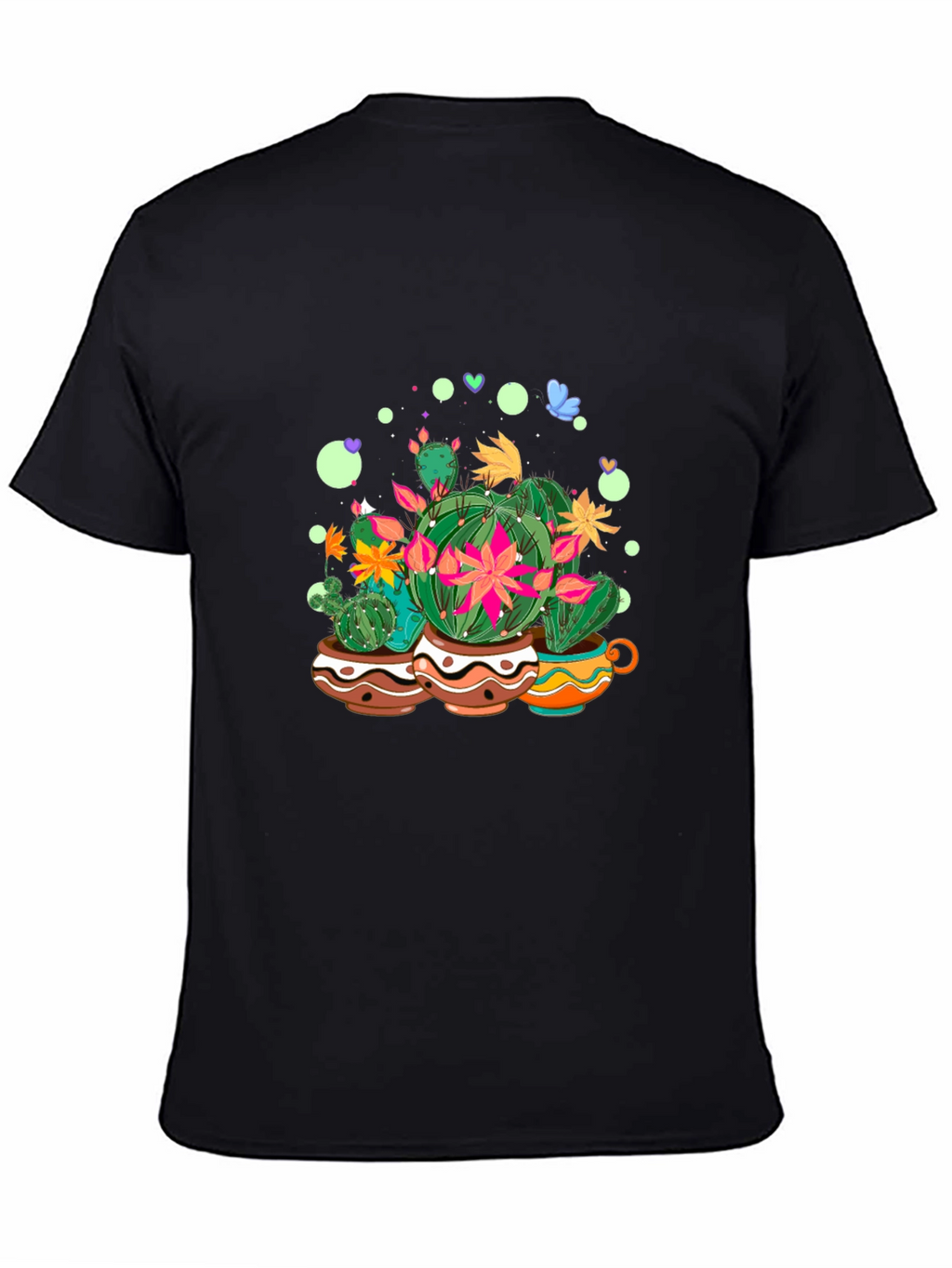 Cactus Garden Tee - Stylish Graphic Print