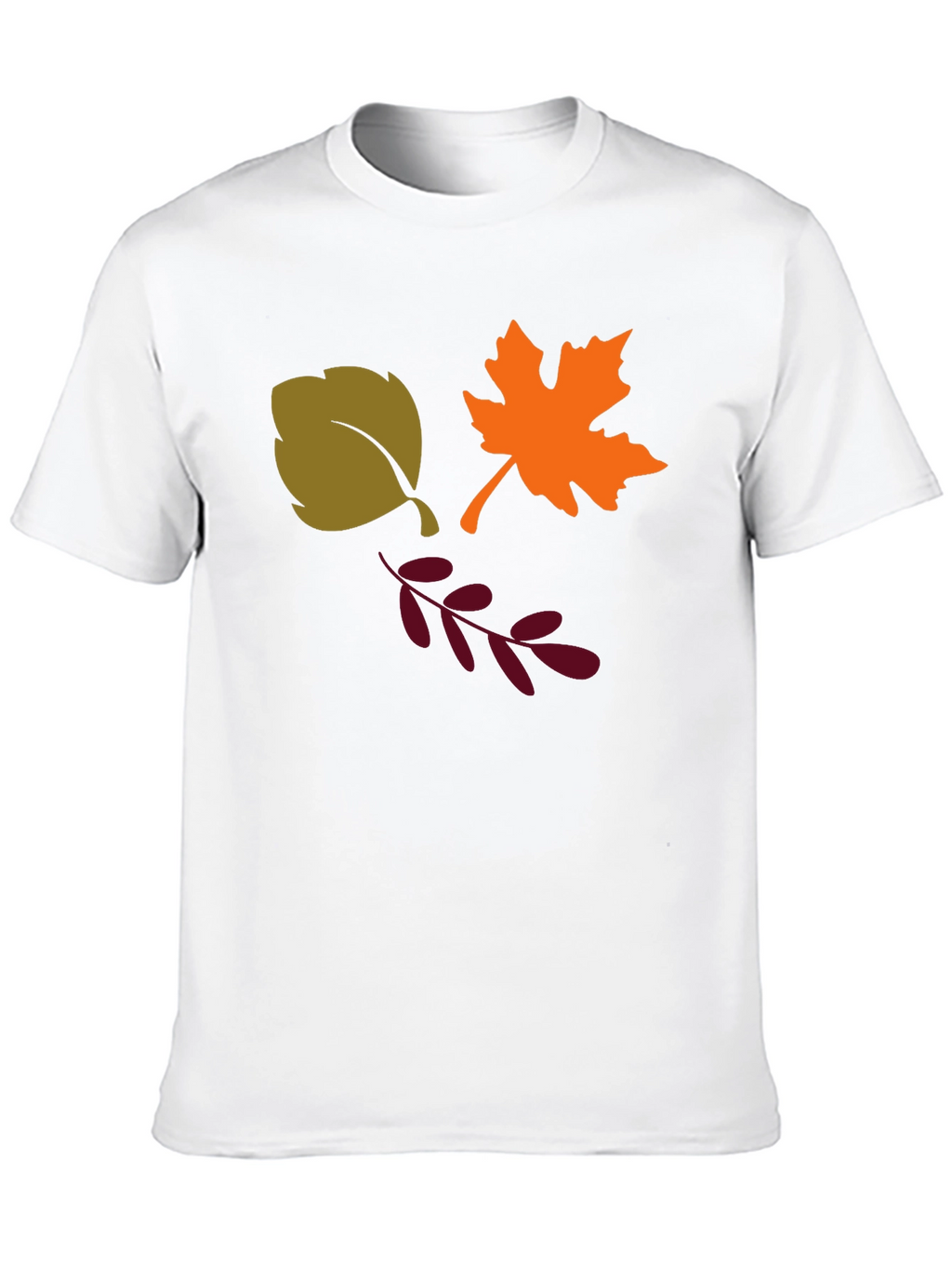 Autumn Leaves Graphic Tee - Black